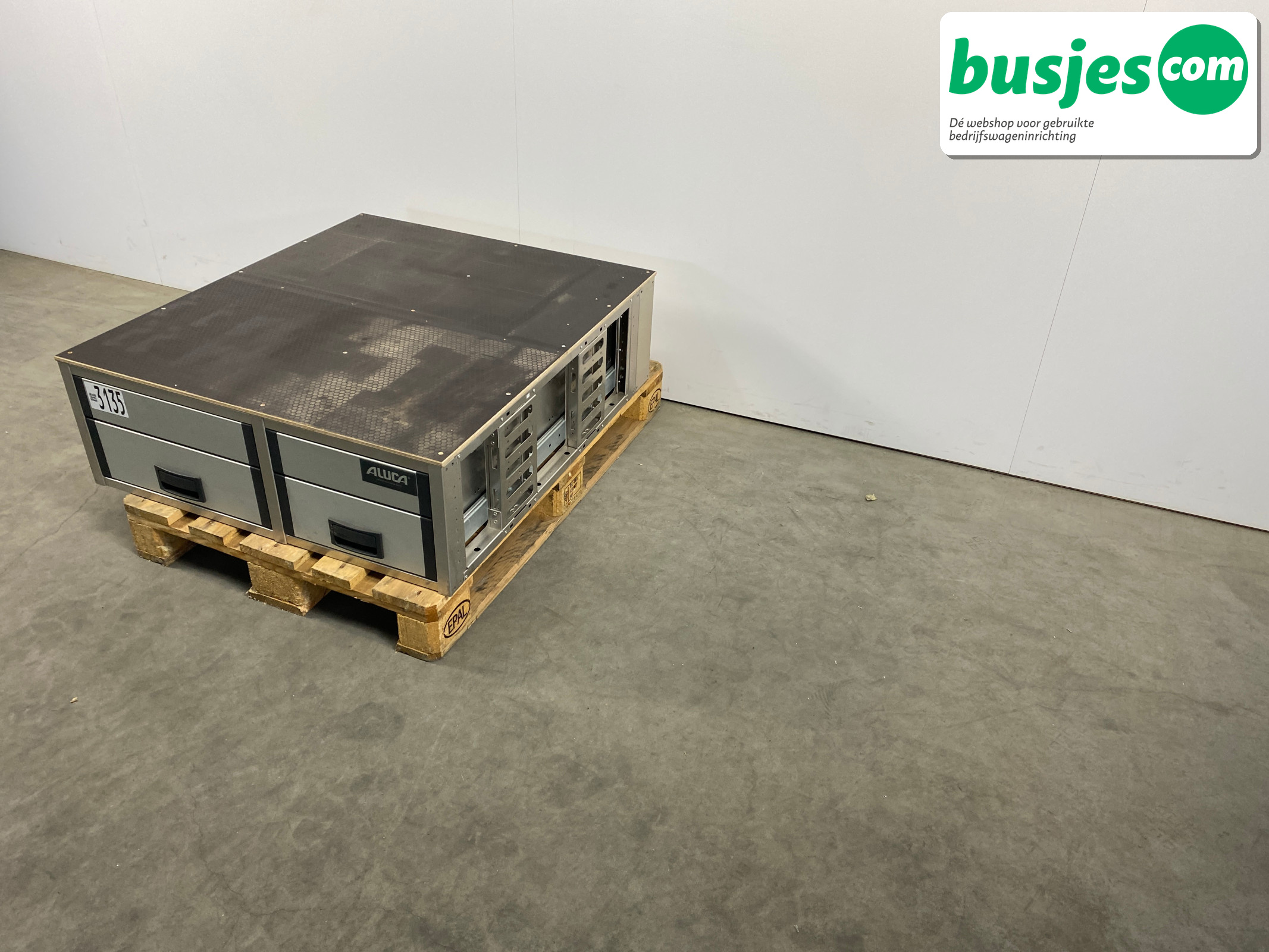 Aluca bedrijfswageninrichting 910x1045x310mm (3135) - Afbeelding 3