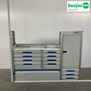 Sortimo alu bedrijfswagen inrichting 1740x390x1300mm (3141)