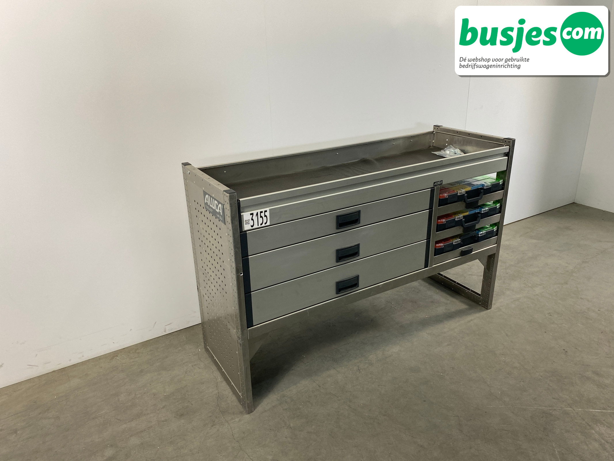 Aluca bedrijfswageninrichting 1500x520x950mm (3155) - Afbeelding 4