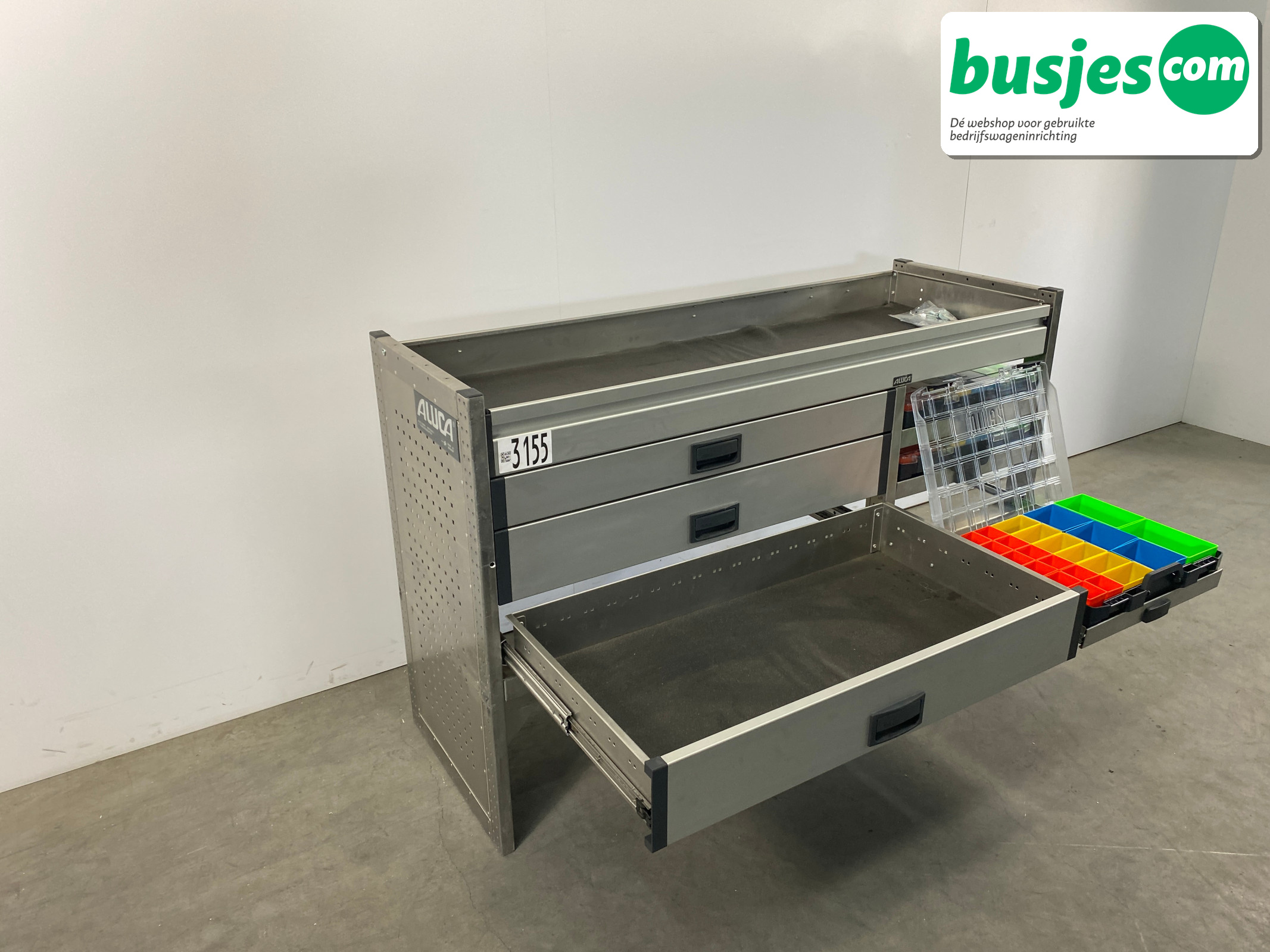 Aluca bedrijfswageninrichting 1500x520x950mm (3155) - Afbeelding 5