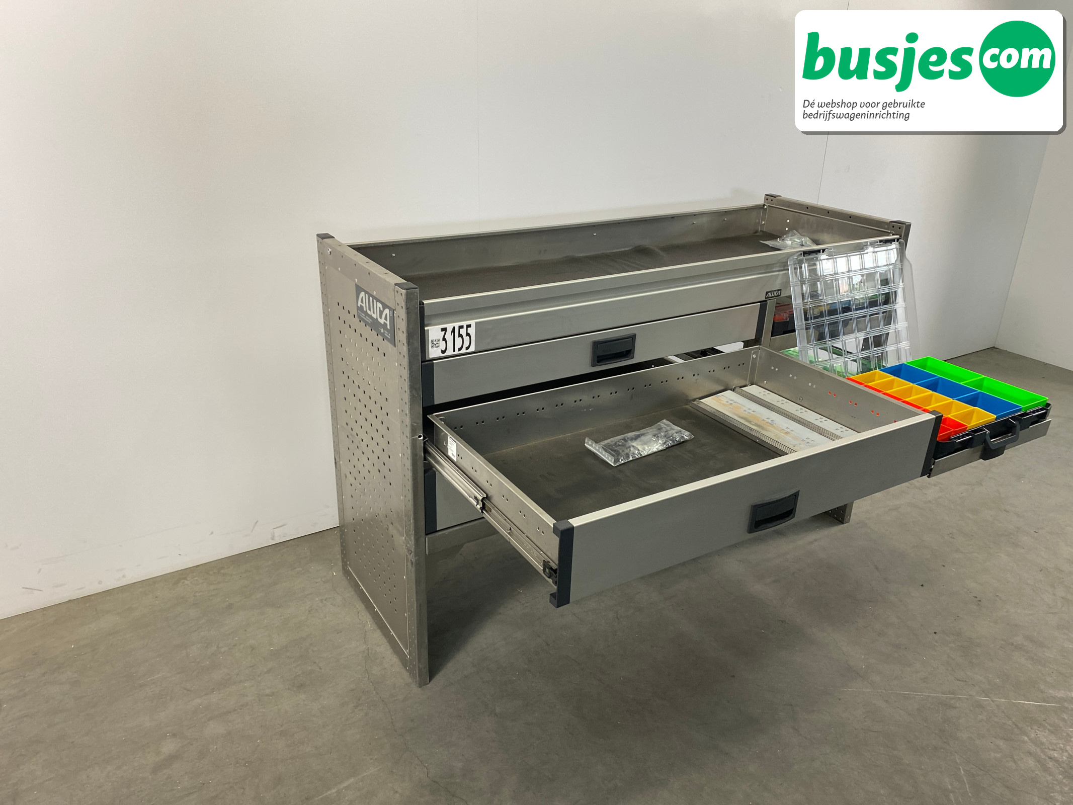 Aluca bedrijfswageninrichting 1500x520x950mm (3155) - Afbeelding 6