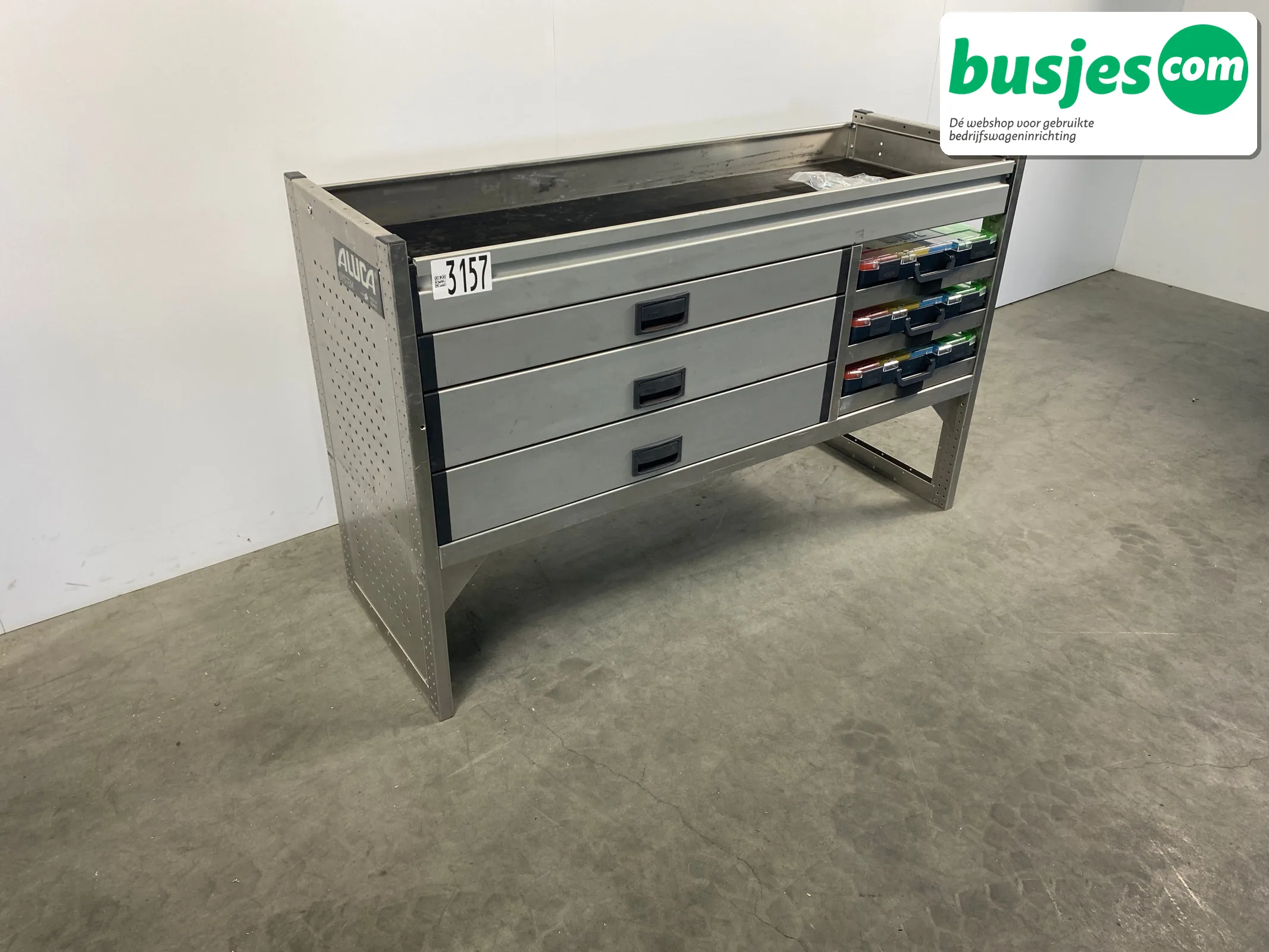 Aluca bedrijfswageninrichting 1500x520x950mm (3157) - Afbeelding 4