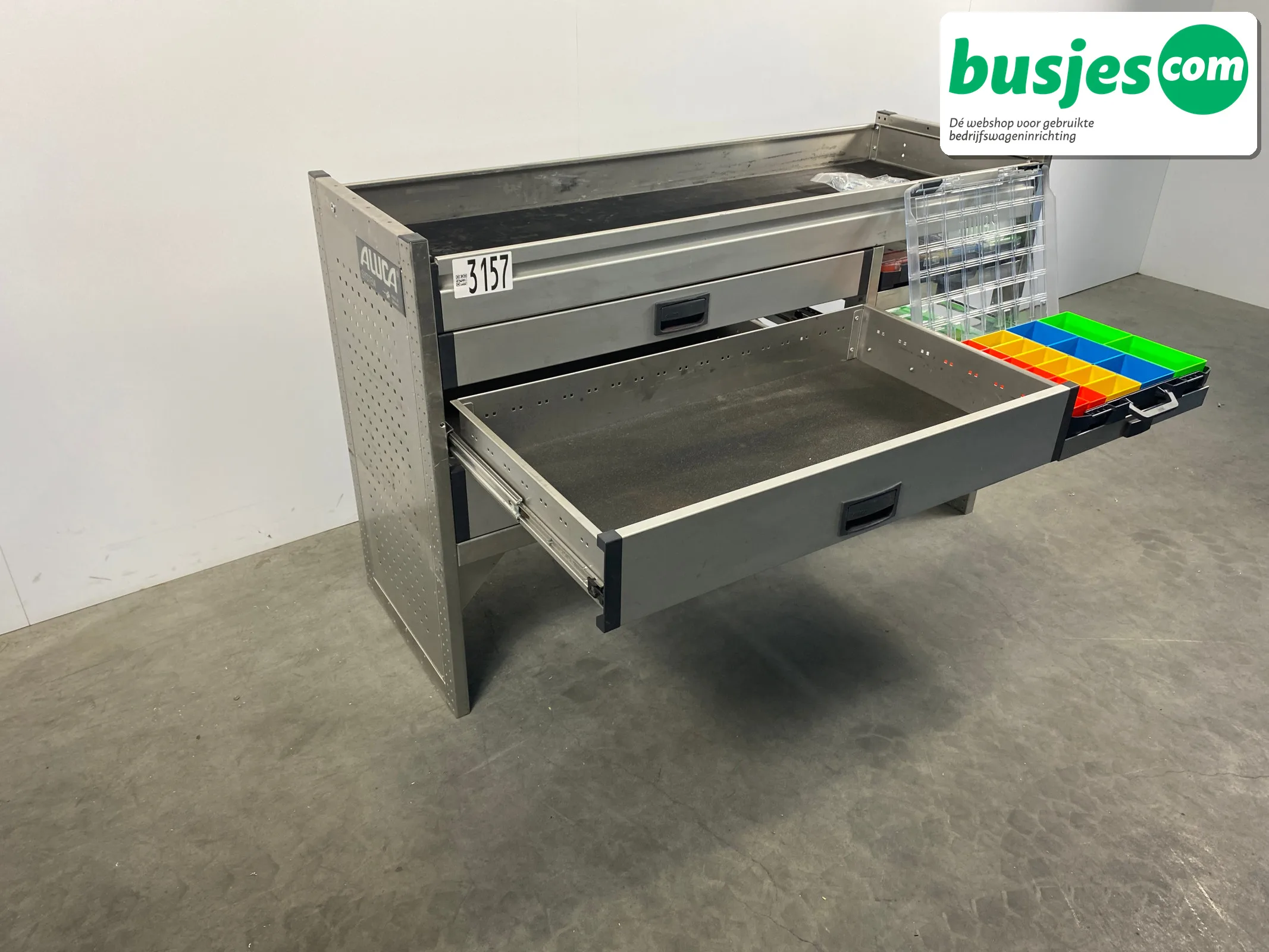 Aluca bedrijfswageninrichting 1500x520x950mm (3157) - Afbeelding 6