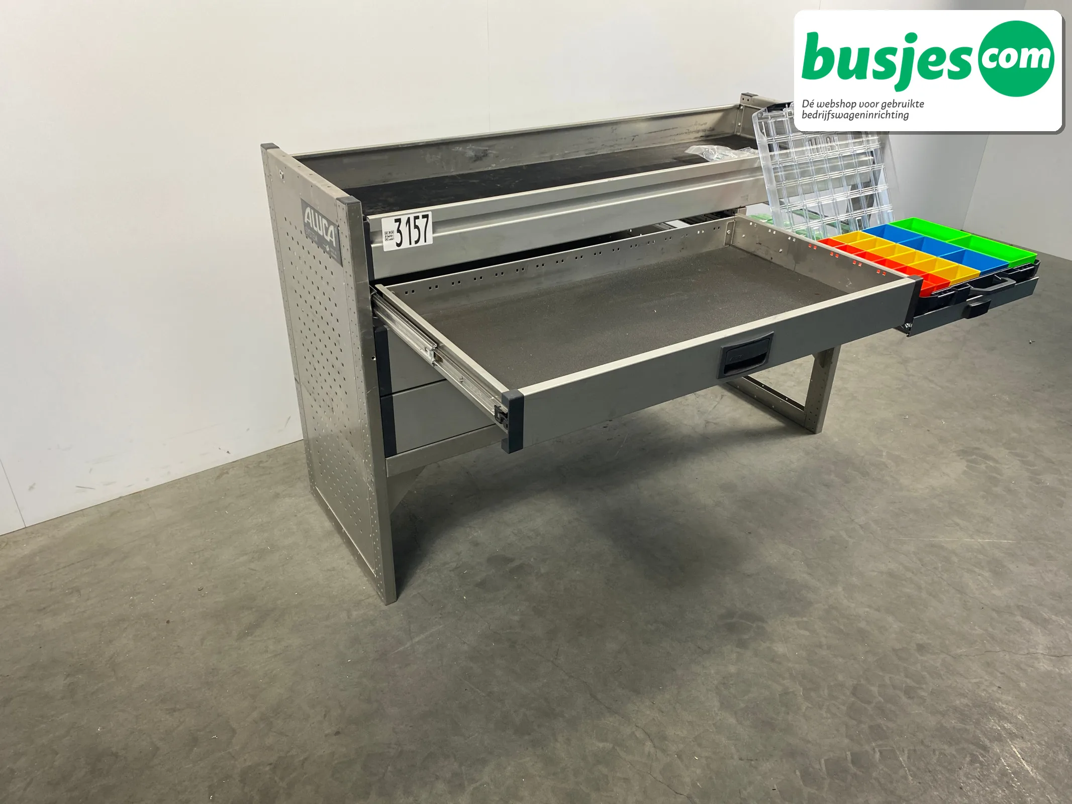 Aluca bedrijfswageninrichting 1500x520x950mm (3157) - Afbeelding 7