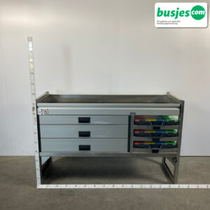 Aluca bedrijfswageninrichting 1500x529x950mm (3160)