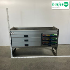 Aluca bedrijfswageninrichting 1500x529x950mm (3161)
