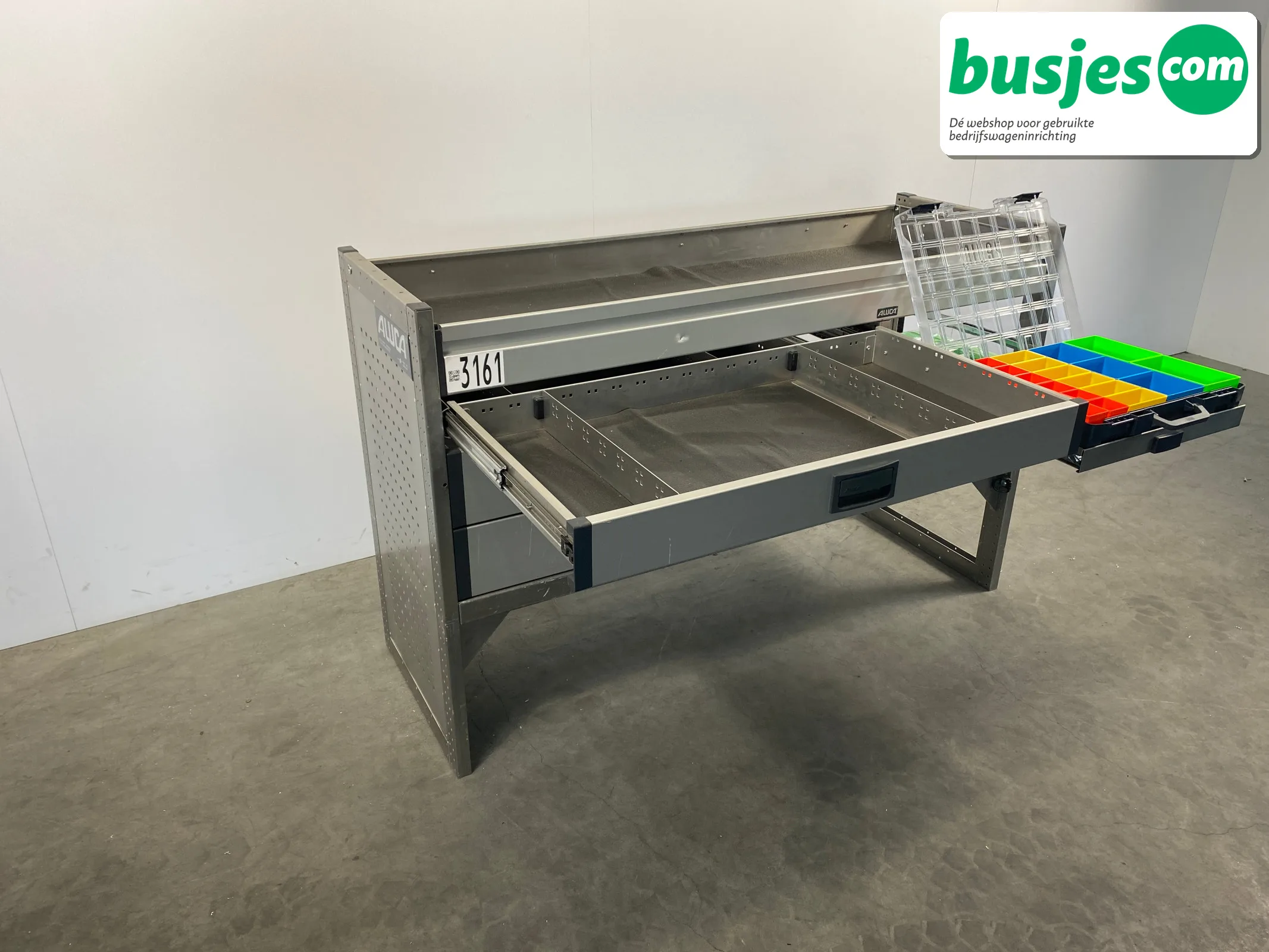Aluca bedrijfswageninrichting 1500x529x950mm (3161) - Afbeelding 7