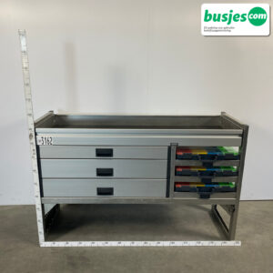 Aluca bedrijfswageninrichting 1500x529x950mm (3162)