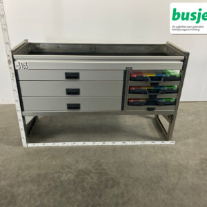 Aluca bedrijfswageninrichting 1500x529x950mm (3163)