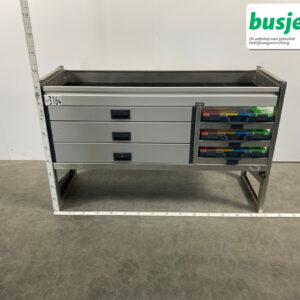 Aluca bedrijfswageninrichting 1500x529x950mm (3164)