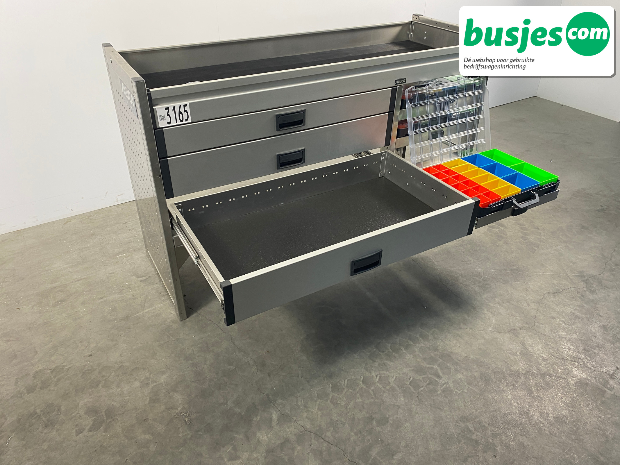 Aluca bedrijfswageninrichting 1500x529x950mm (3165) - Afbeelding 5