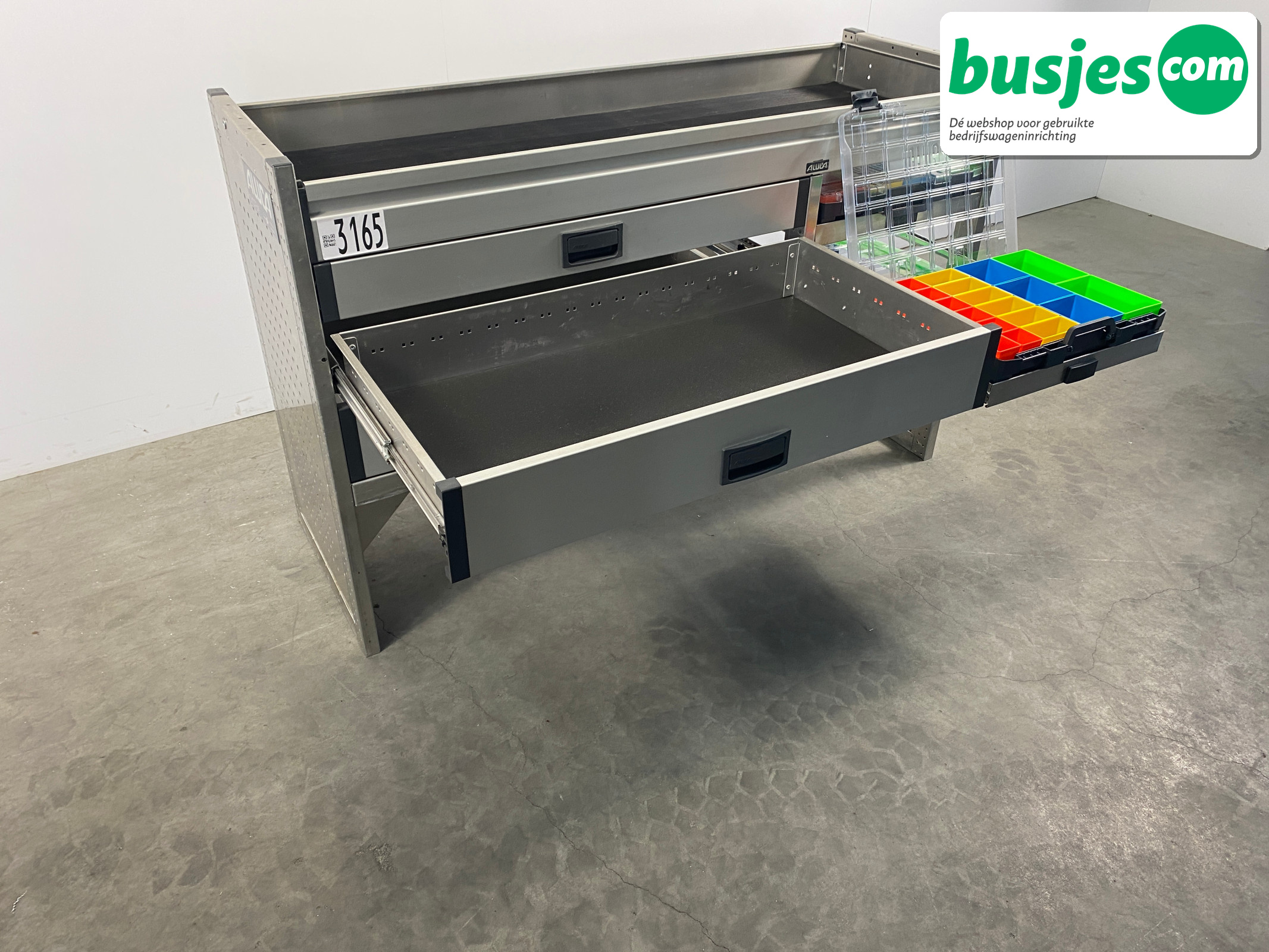 Aluca bedrijfswageninrichting 1500x529x950mm (3165) - Afbeelding 6