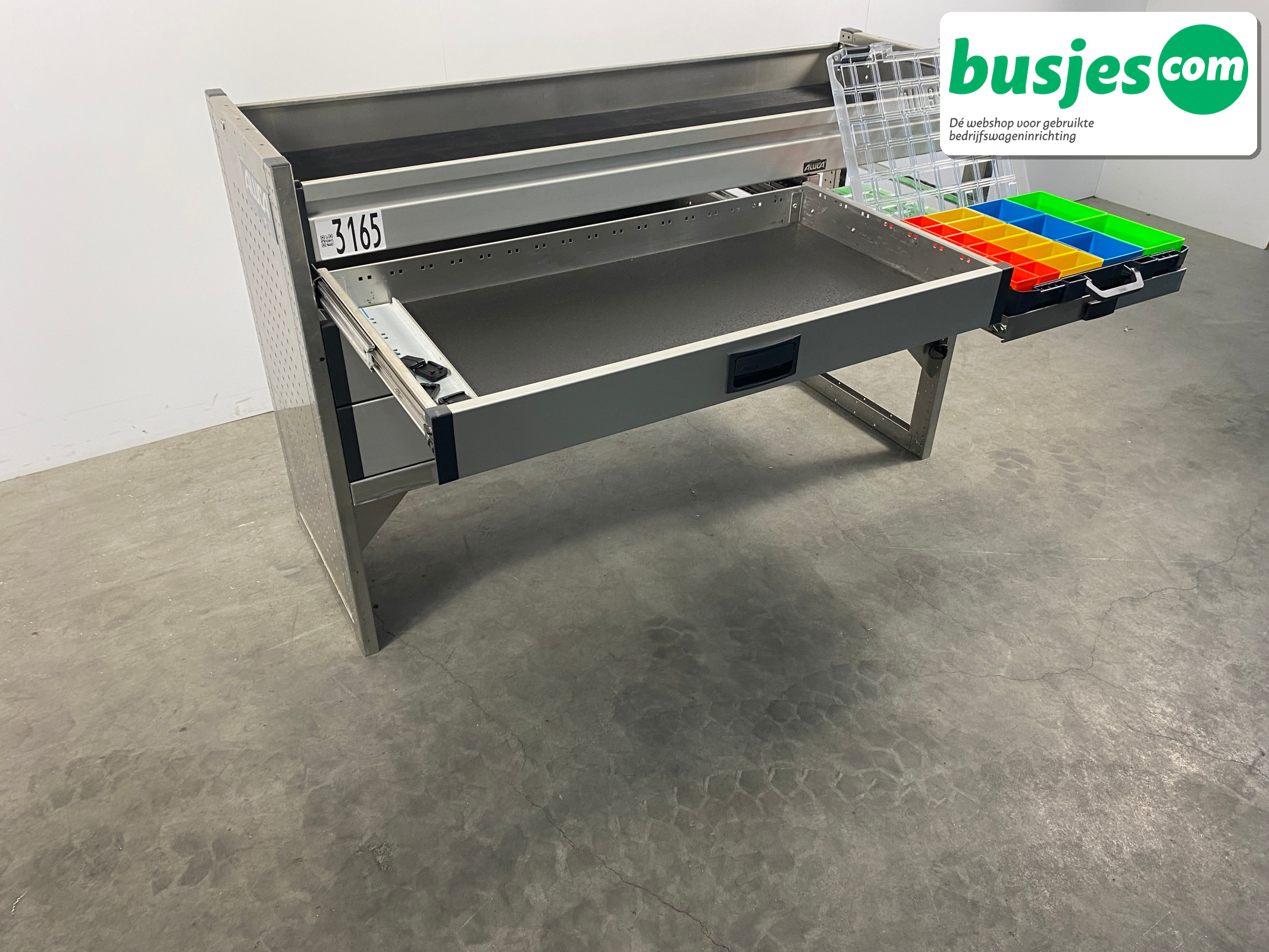 Aluca bedrijfswageninrichting 1500x529x950mm (3165) - Afbeelding 7