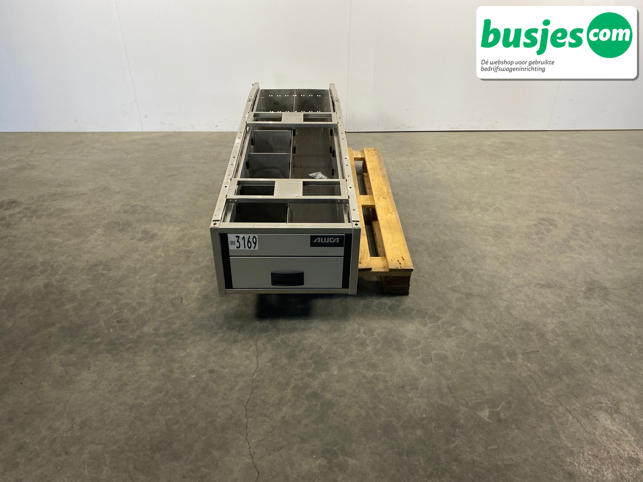Aluca bedrijfswageninrichting 520x300x1640mm (3169)