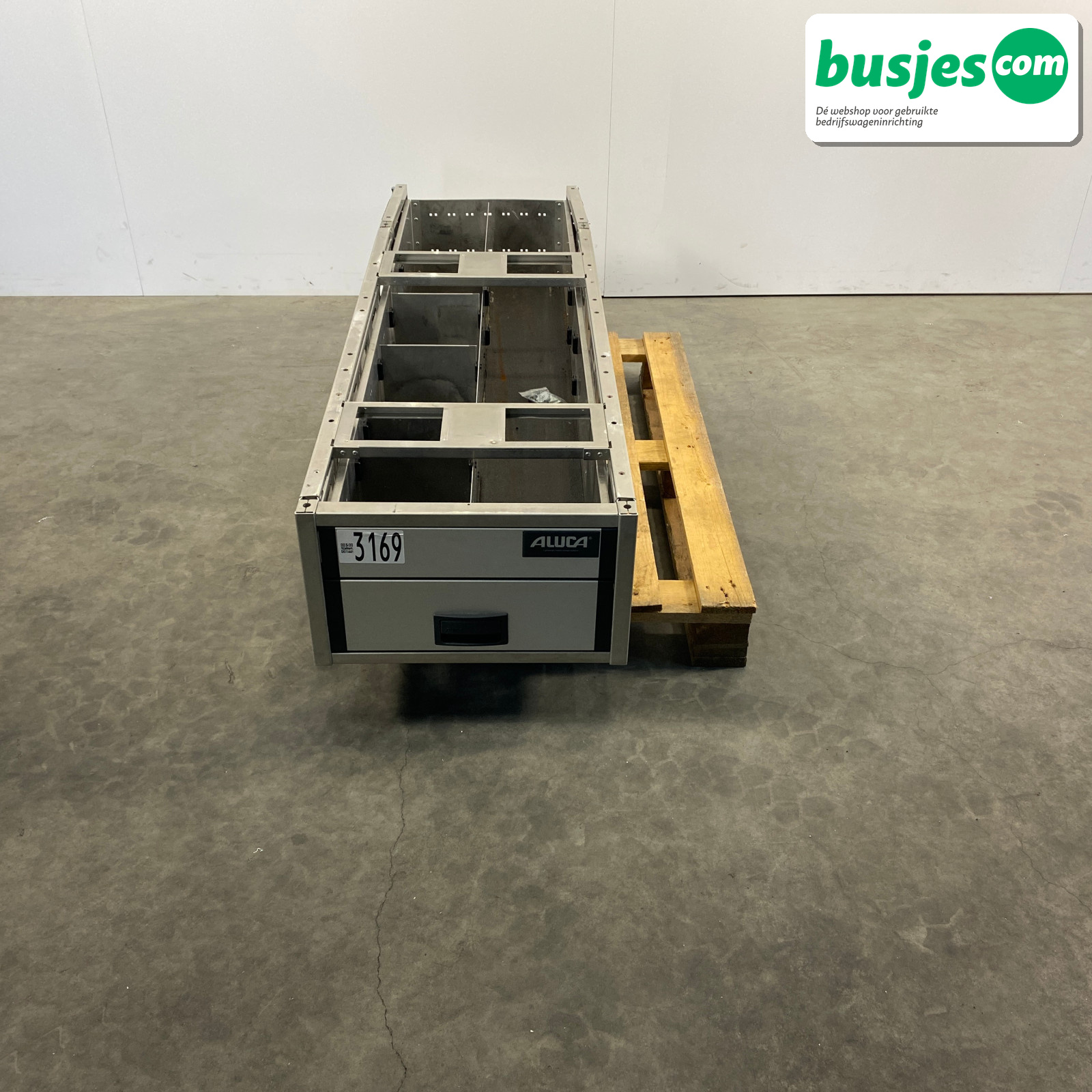 Aluca bedrijfswageninrichting 520x300x1640mm (3169) - Afbeelding 2