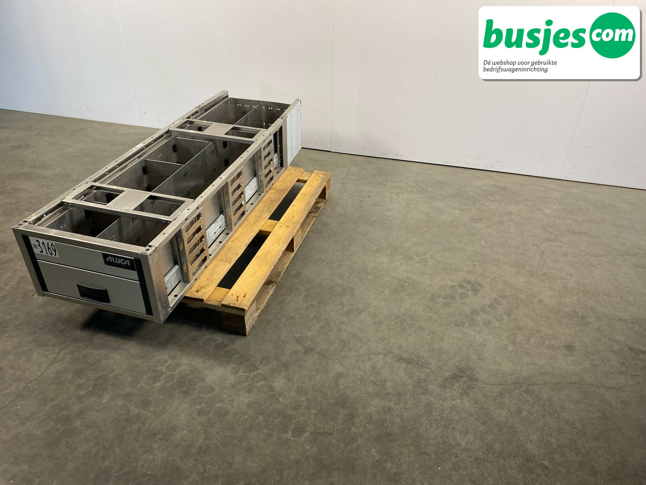 Aluca bedrijfswageninrichting 520x300x1640mm (3169) - Afbeelding 3