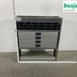 Aluca bedrijfswageninrichting 1000x320x1150mm (3170)