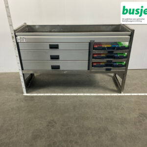 Aluca bedrijfswageninrichting 1500x529x950mm (3171)