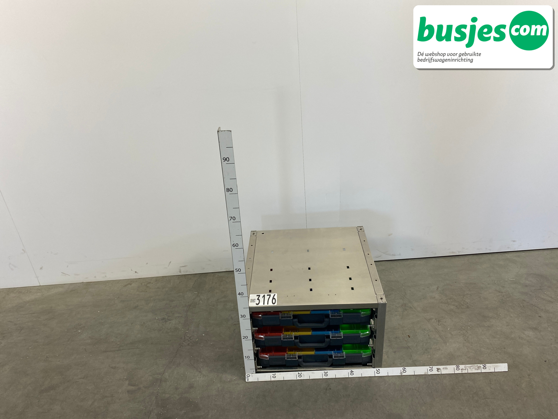 Aluca bedrijfswageninrichting 520x520x350mm (3176) - Afbeelding 2