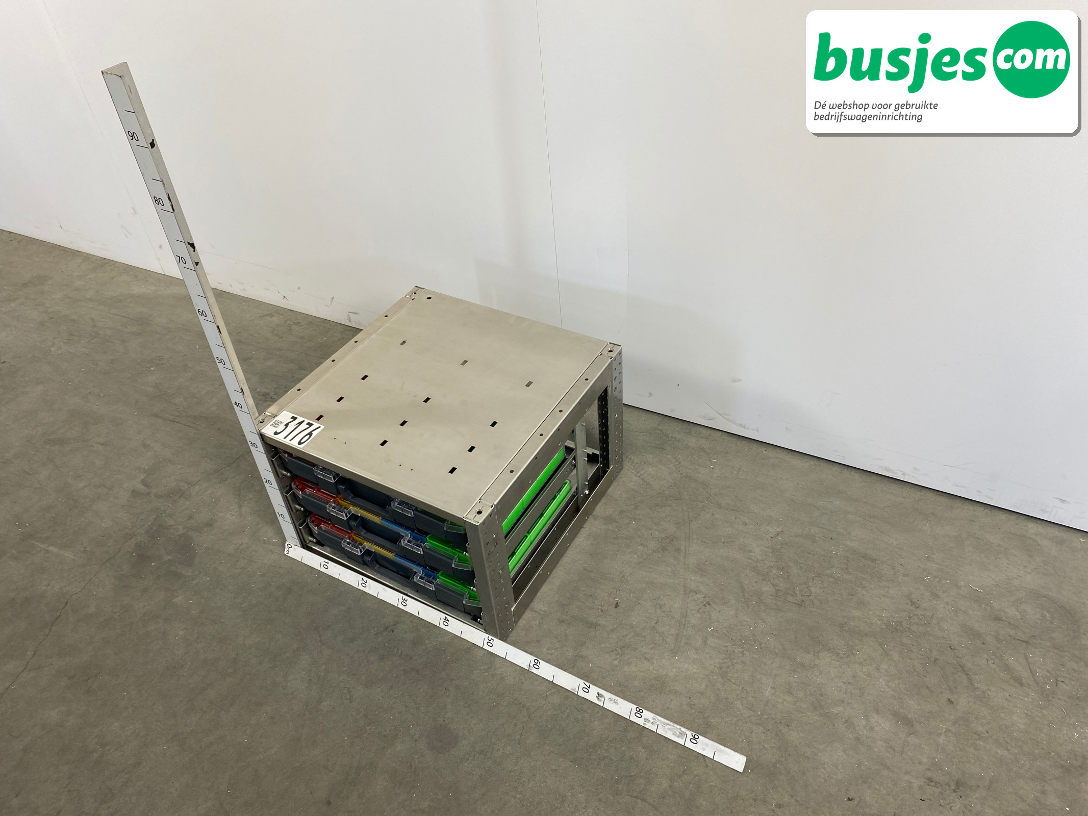 Aluca bedrijfswageninrichting 520x520x350mm (3176) - Afbeelding 3
