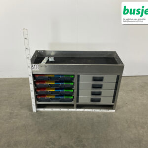 Aluca bedrijfswageninrichting 1010x420x650mm (3177)