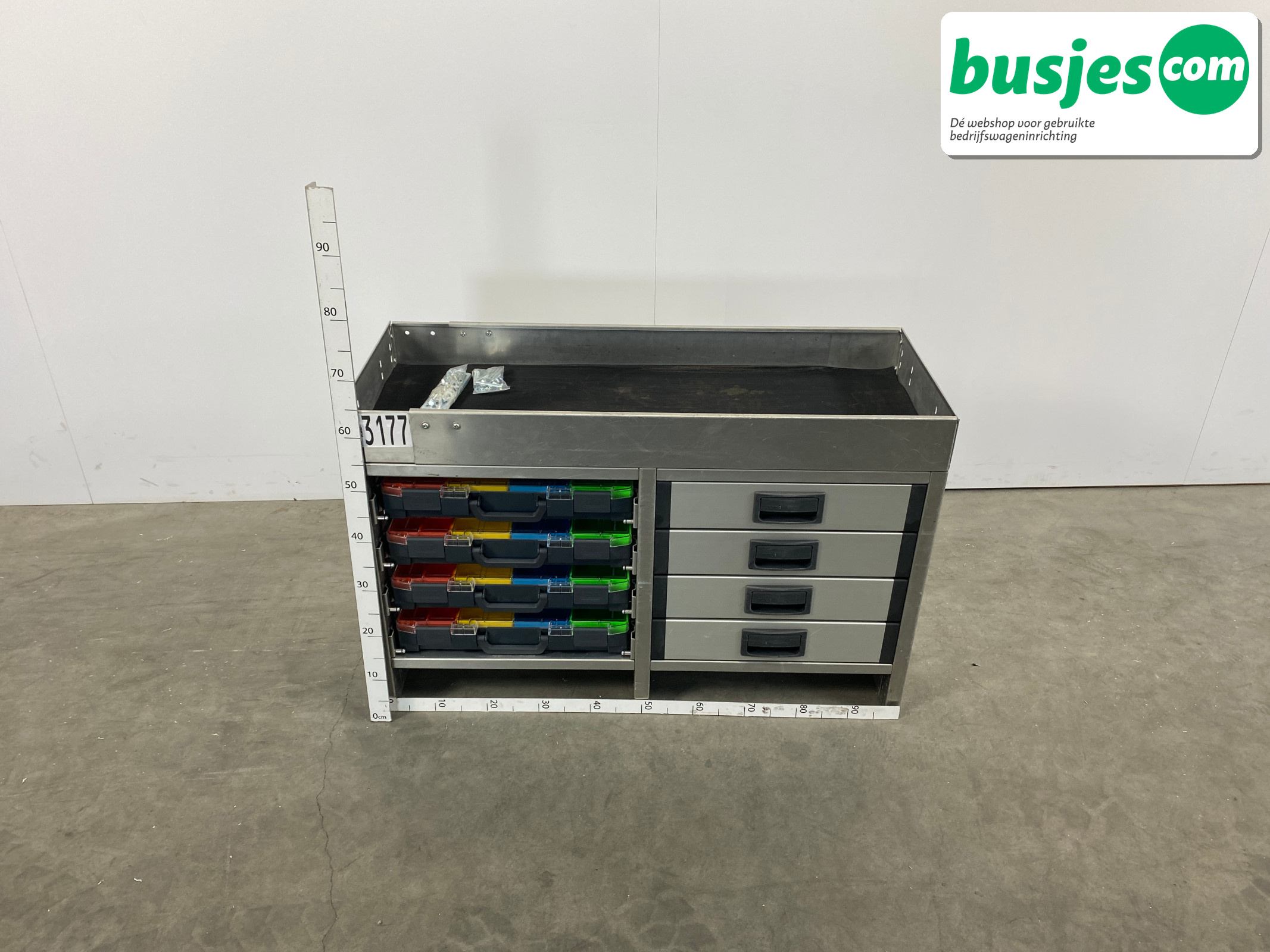 Aluca bedrijfswageninrichting 1010x420x650mm (3177)
