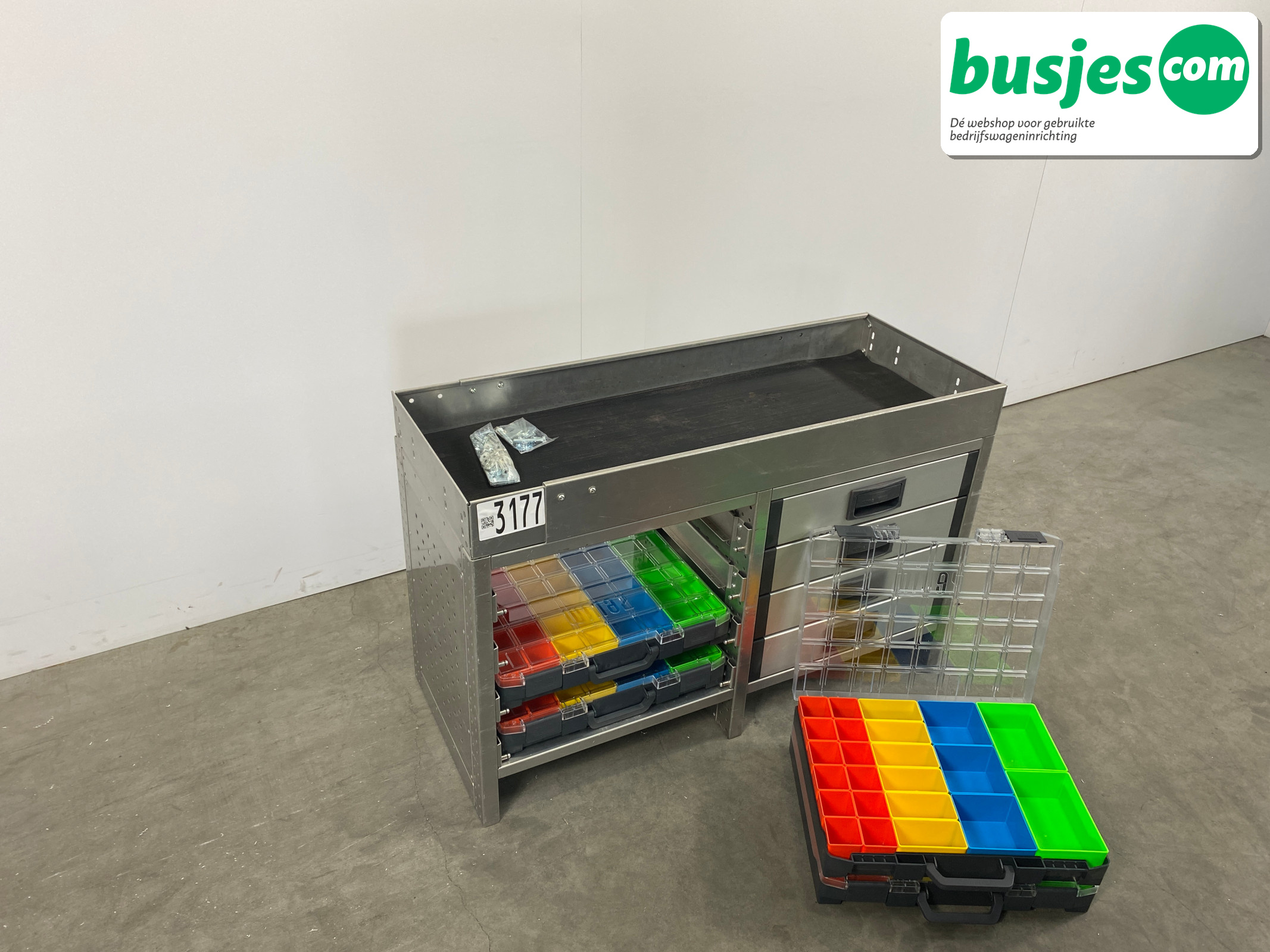 Aluca bedrijfswageninrichting 1010x420x650mm (3177) - Afbeelding 10