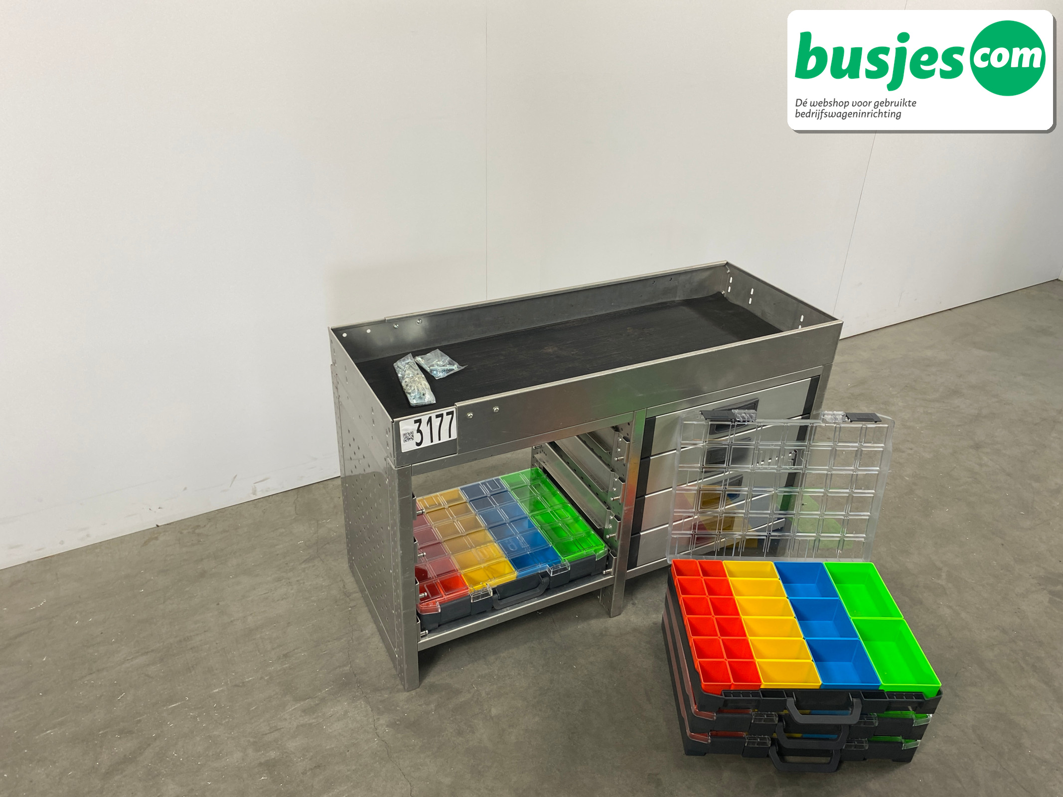 Aluca bedrijfswageninrichting 1010x420x650mm (3177) - Afbeelding 11