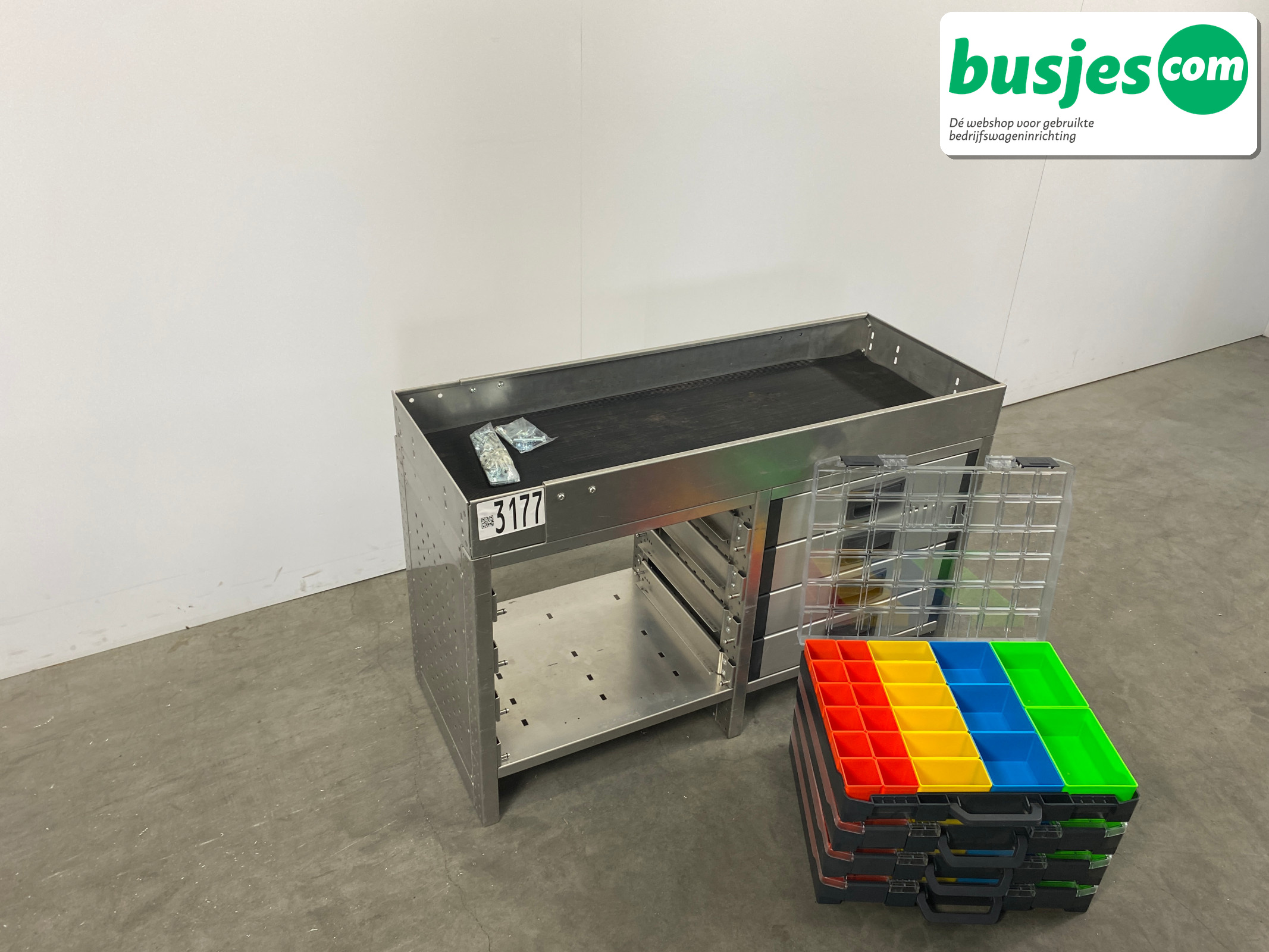 Aluca bedrijfswageninrichting 1010x420x650mm (3177) - Afbeelding 12