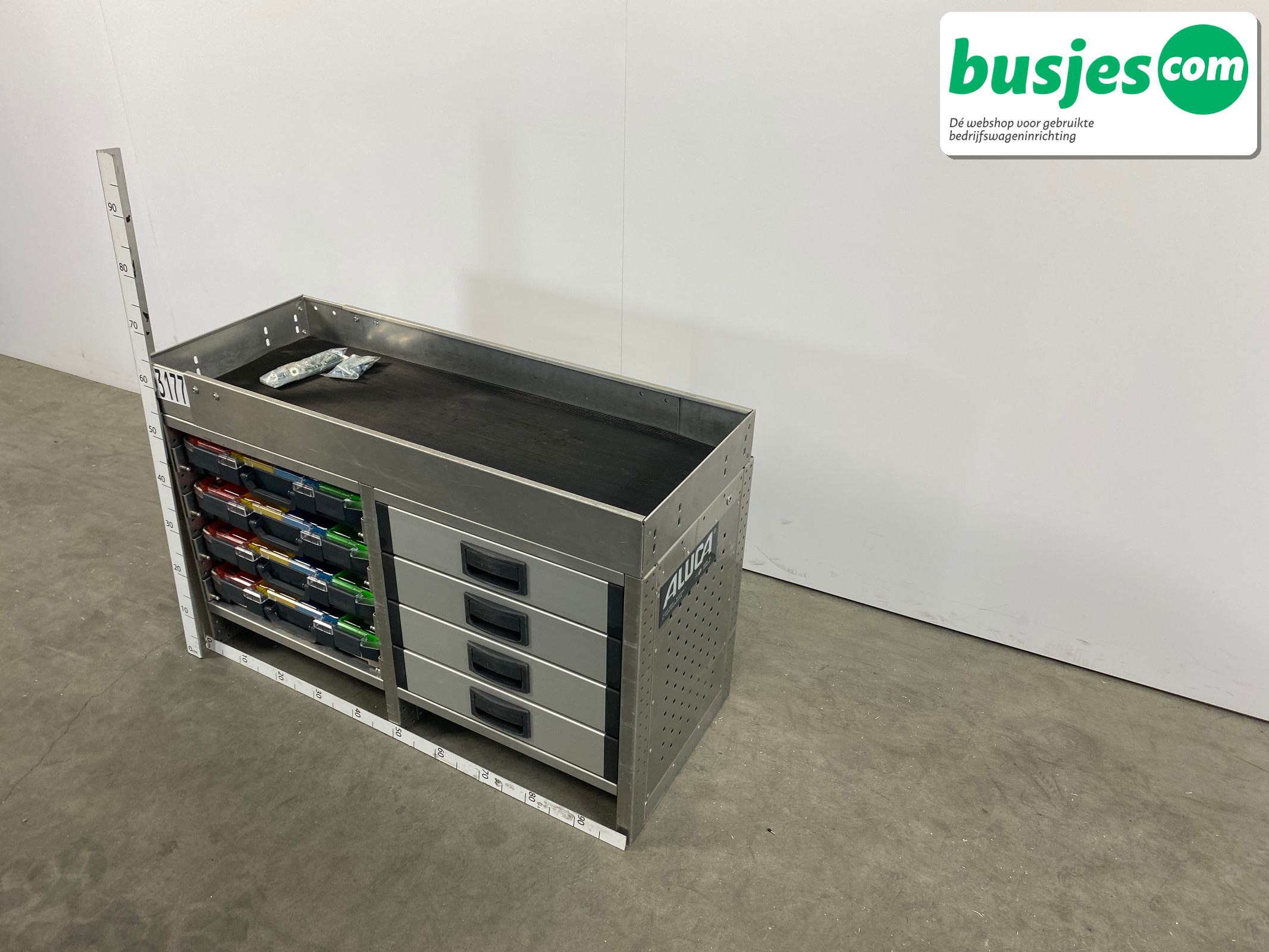 Aluca bedrijfswageninrichting 1010x420x650mm (3177) - Afbeelding 3