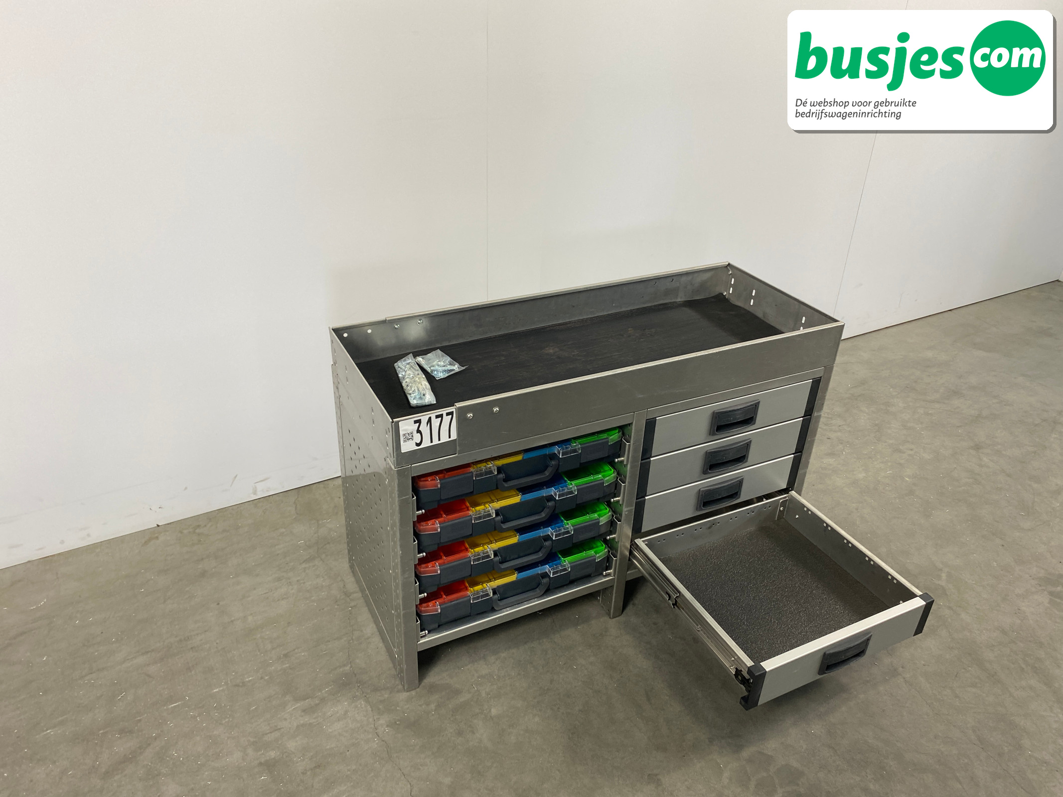 Aluca bedrijfswageninrichting 1010x420x650mm (3177) - Afbeelding 5