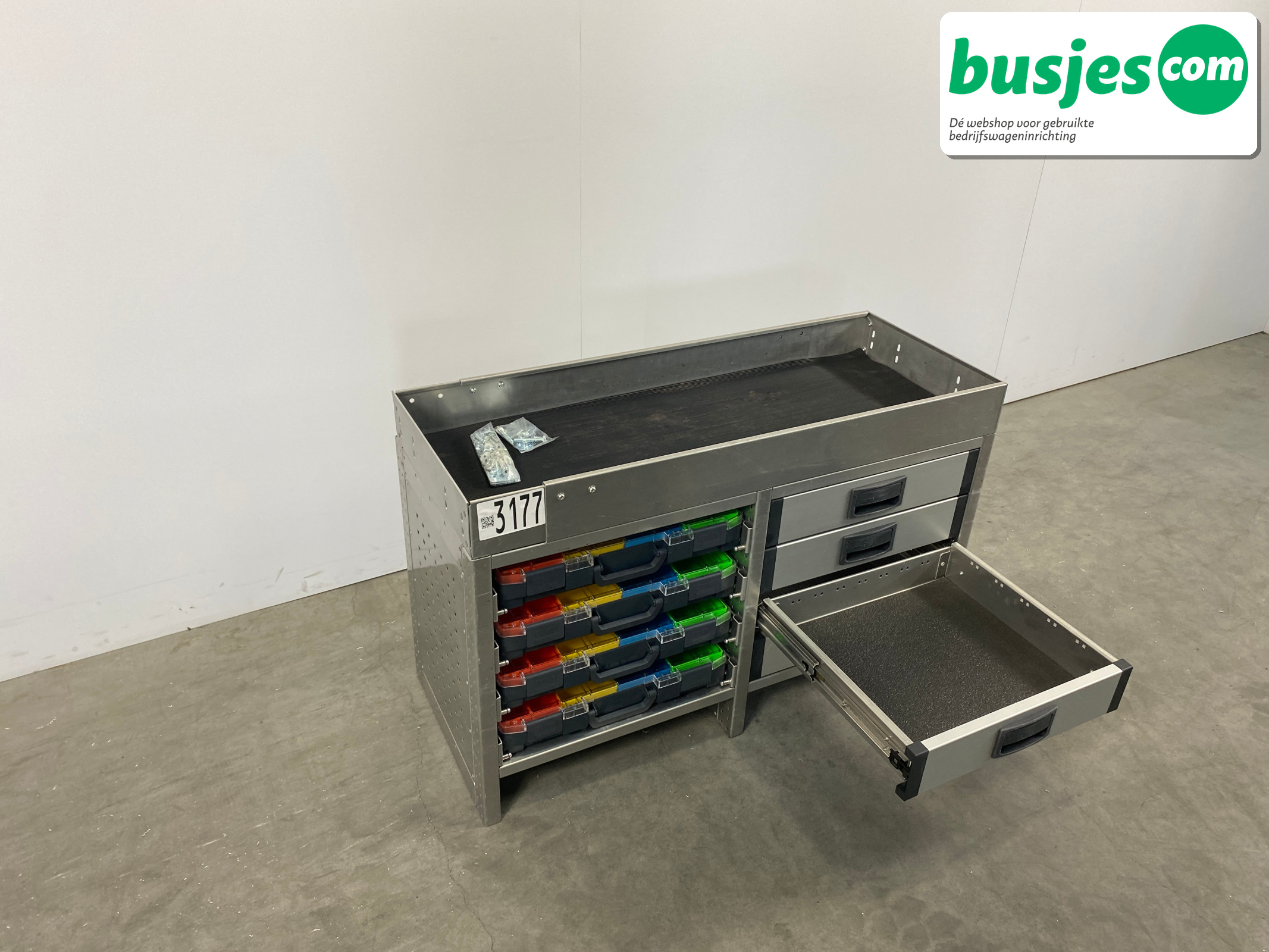 Aluca bedrijfswageninrichting 1010x420x650mm (3177) - Afbeelding 6