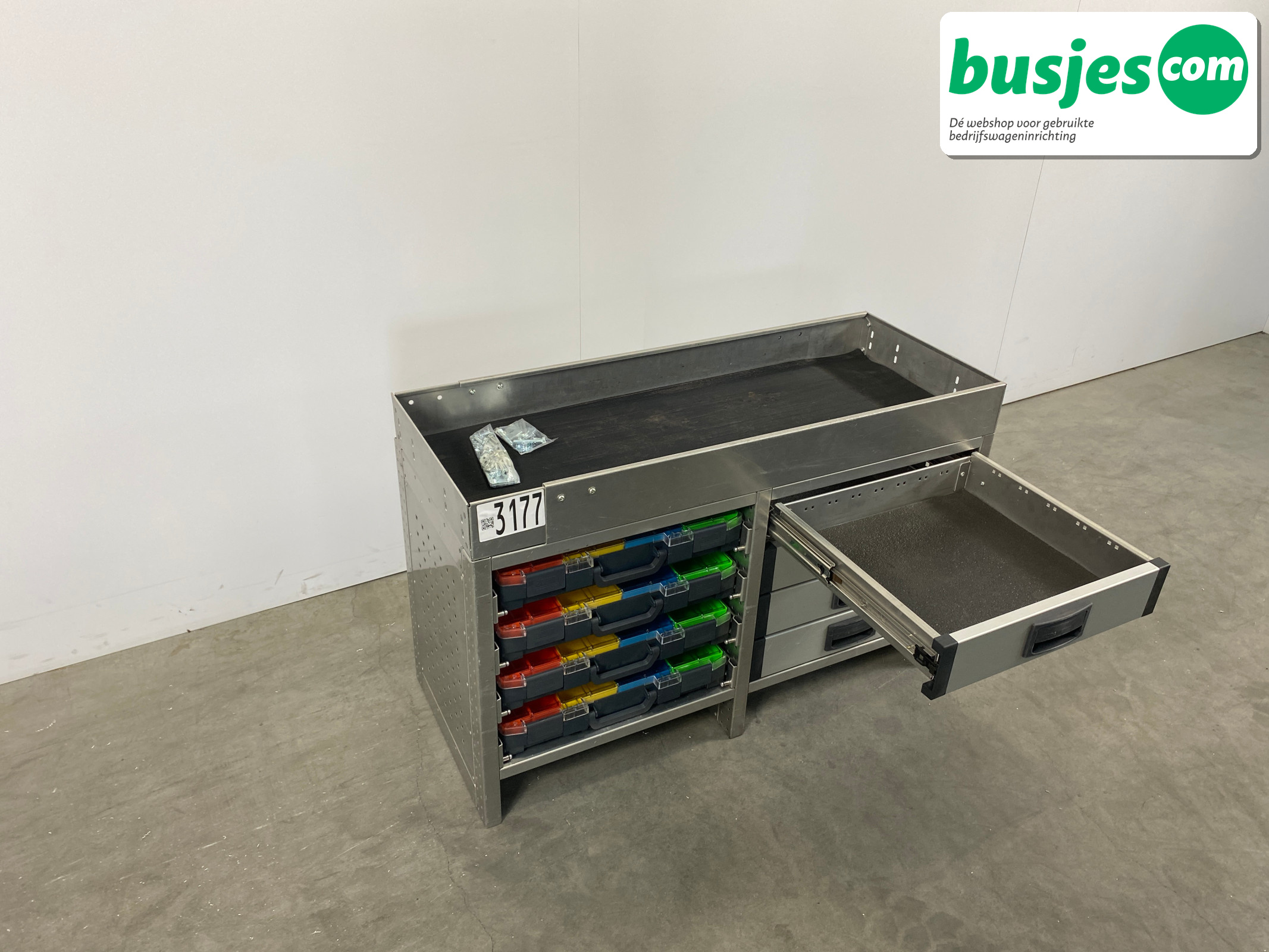 Aluca bedrijfswageninrichting 1010x420x650mm (3177) - Afbeelding 8