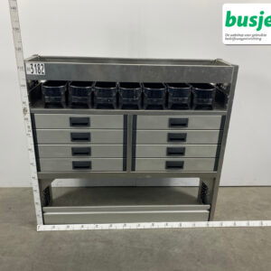 Aluca bedrijfswageninrichting 1250x320x1150mm (3182)