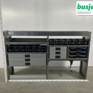 Aluca bedrijfswageninrichting 2040x420x1240mm (3185)