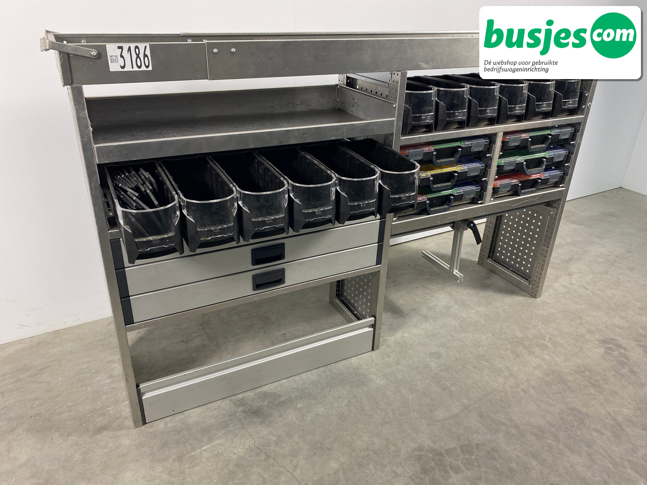 Aluca bedrijfswageninrichting 2040x420x1240mm (3186) - Afbeelding 11