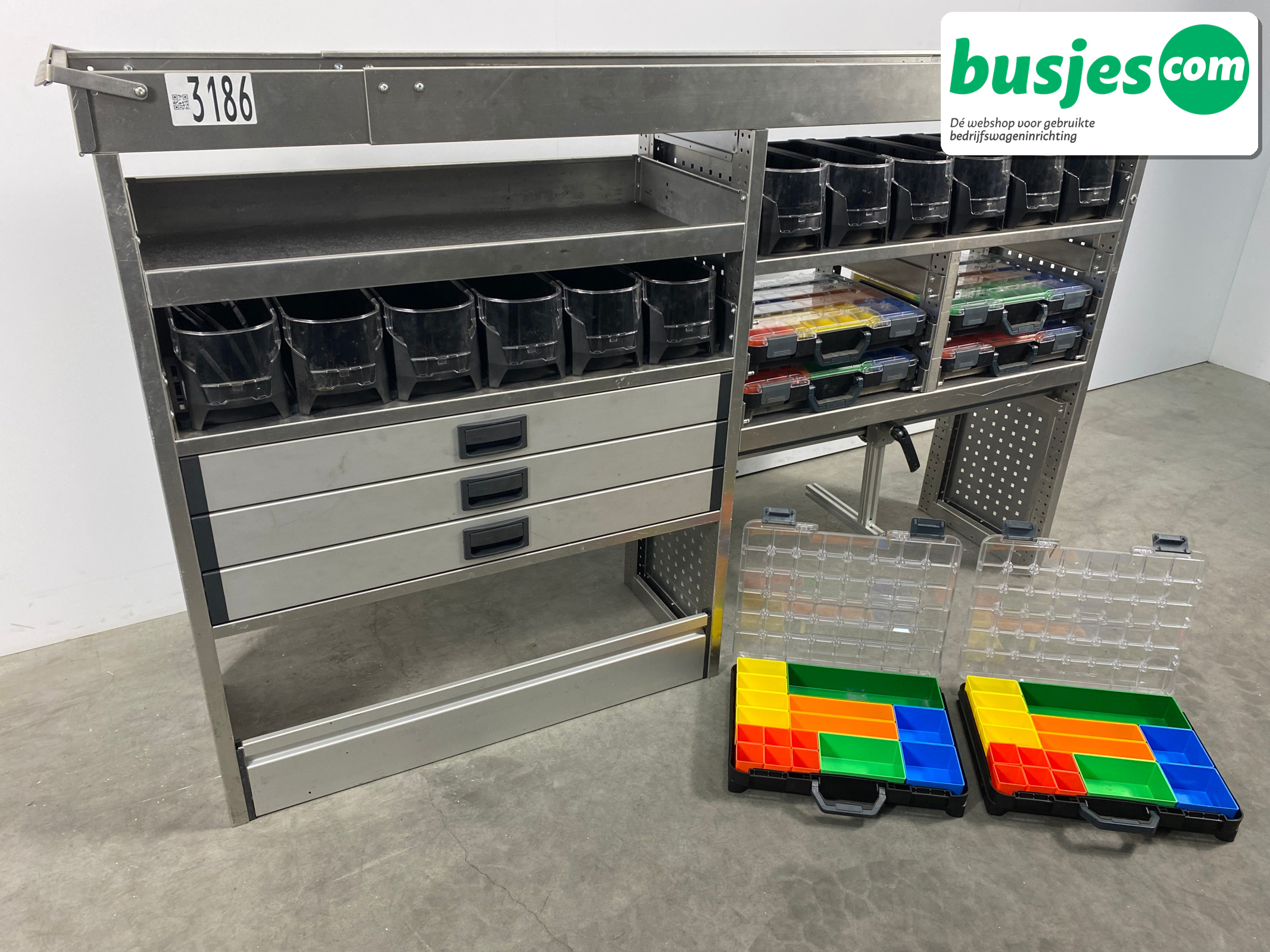 Aluca bedrijfswageninrichting 2040x420x1240mm (3186) - Afbeelding 12