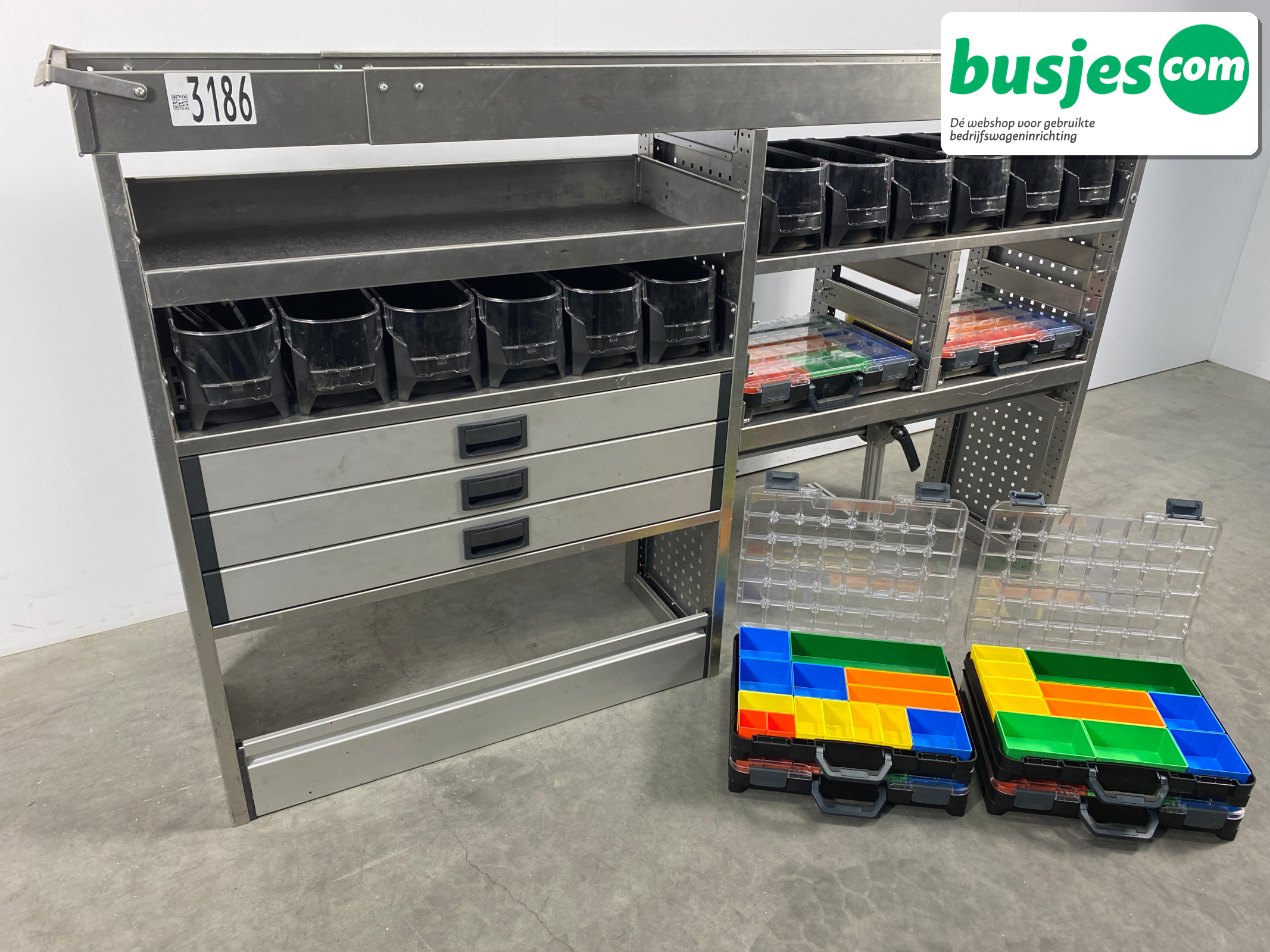 Aluca bedrijfswageninrichting 2040x420x1240mm (3186) - Afbeelding 13