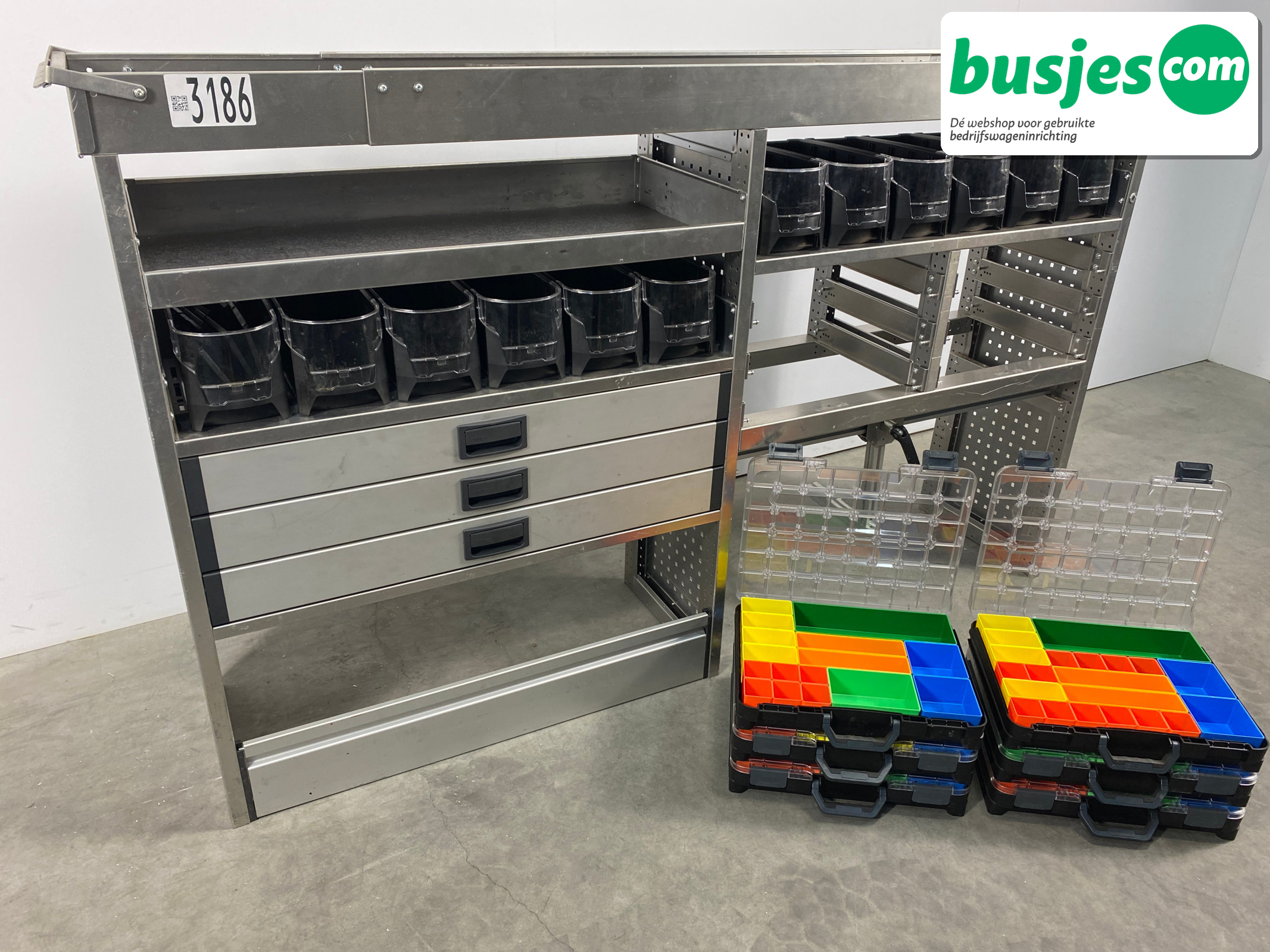 Aluca bedrijfswageninrichting 2040x420x1240mm (3186) - Afbeelding 14