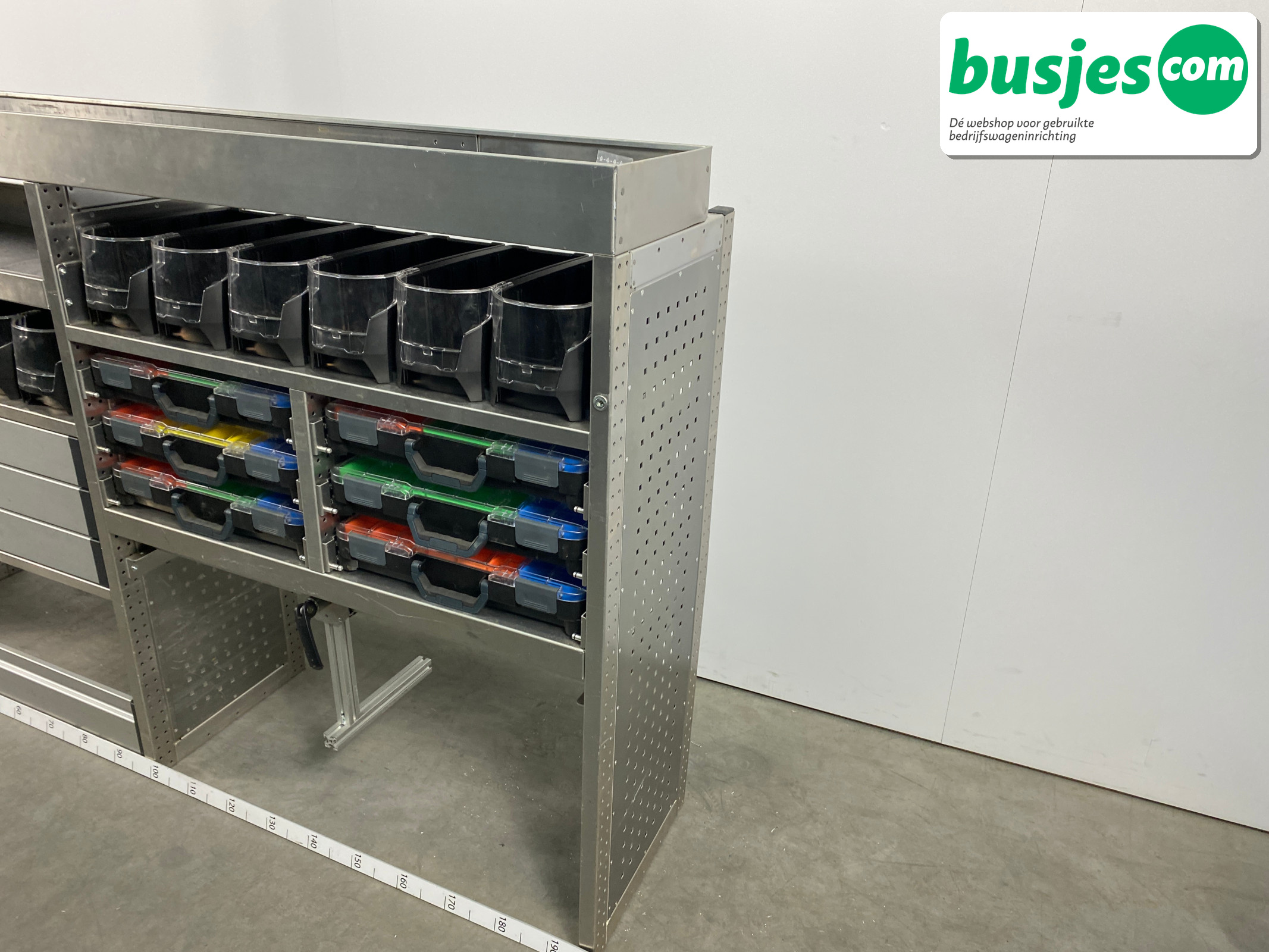 Aluca bedrijfswageninrichting 2040x420x1240mm (3186) - Afbeelding 3