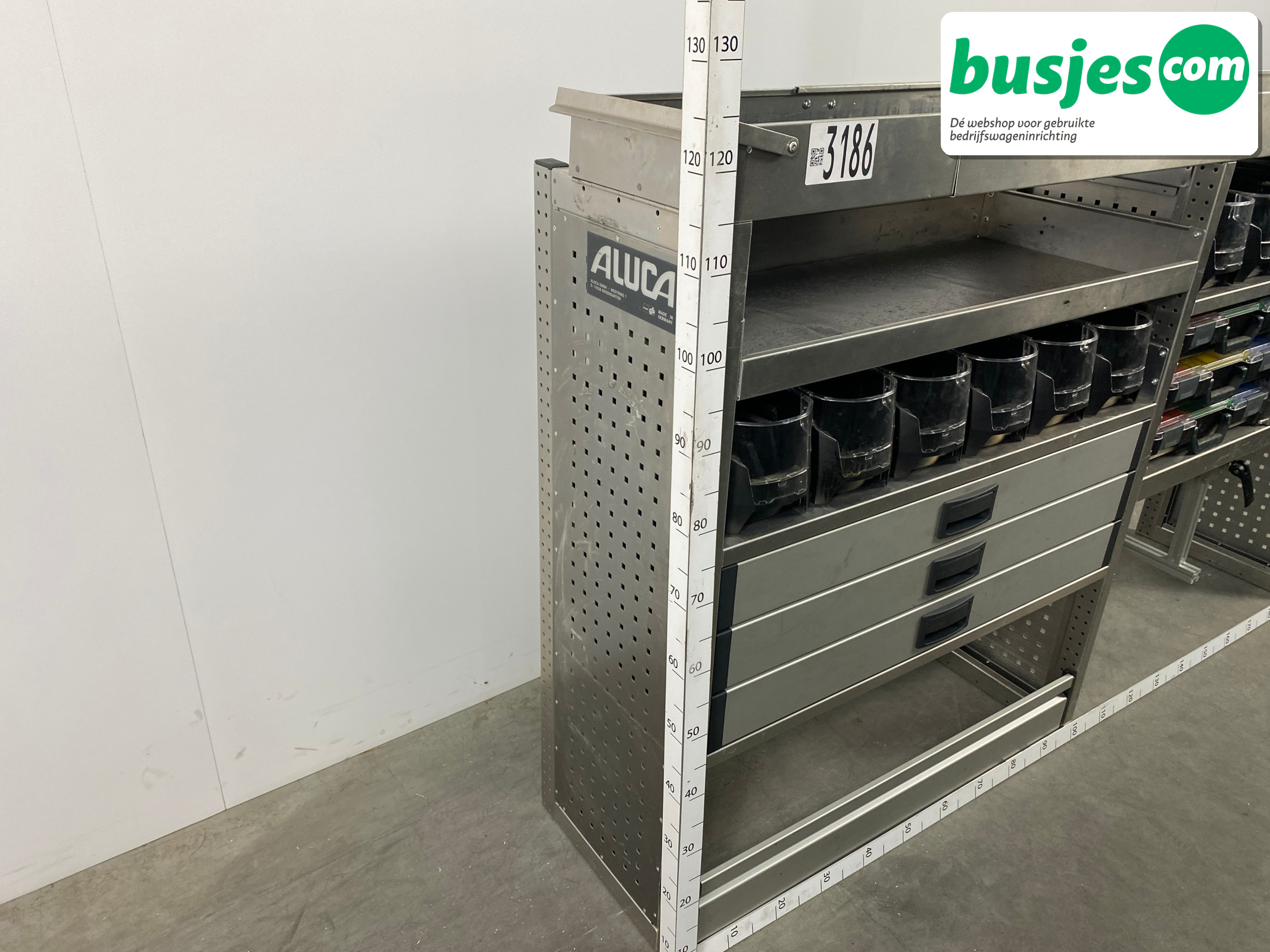 Aluca bedrijfswageninrichting 2040x420x1240mm (3186) - Afbeelding 4