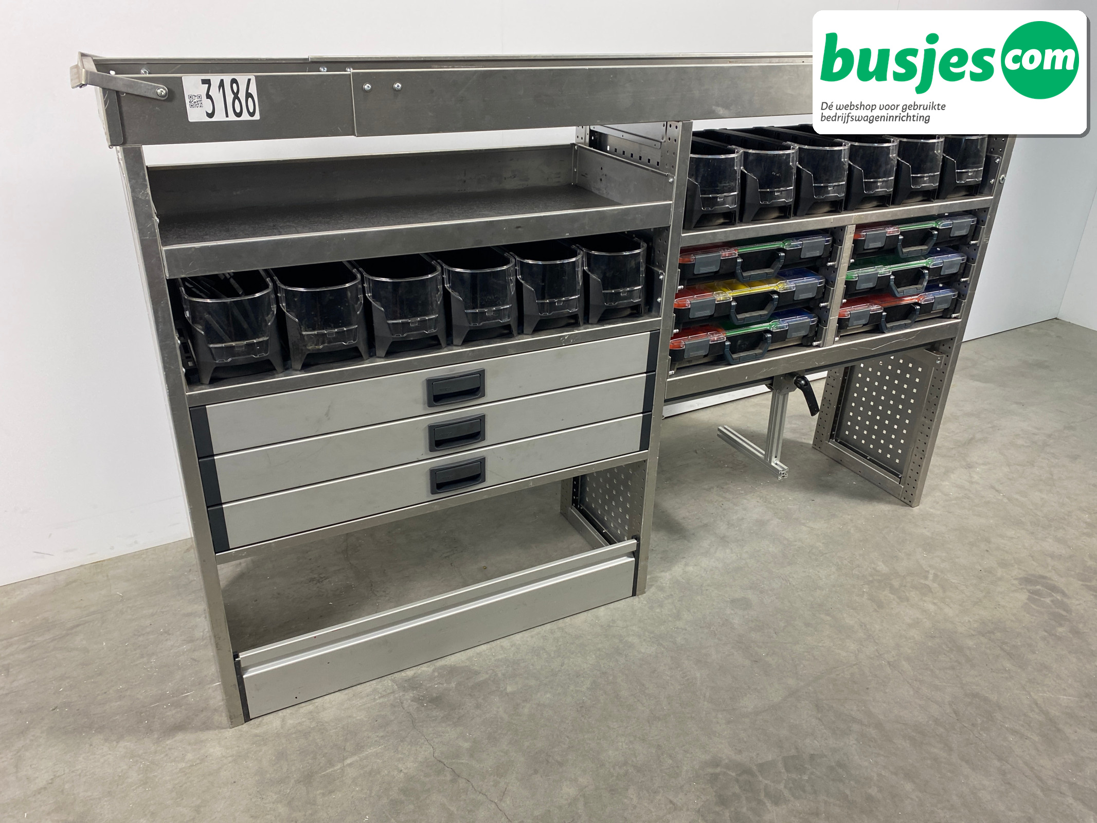 Aluca bedrijfswageninrichting 2040x420x1240mm (3186) - Afbeelding 5