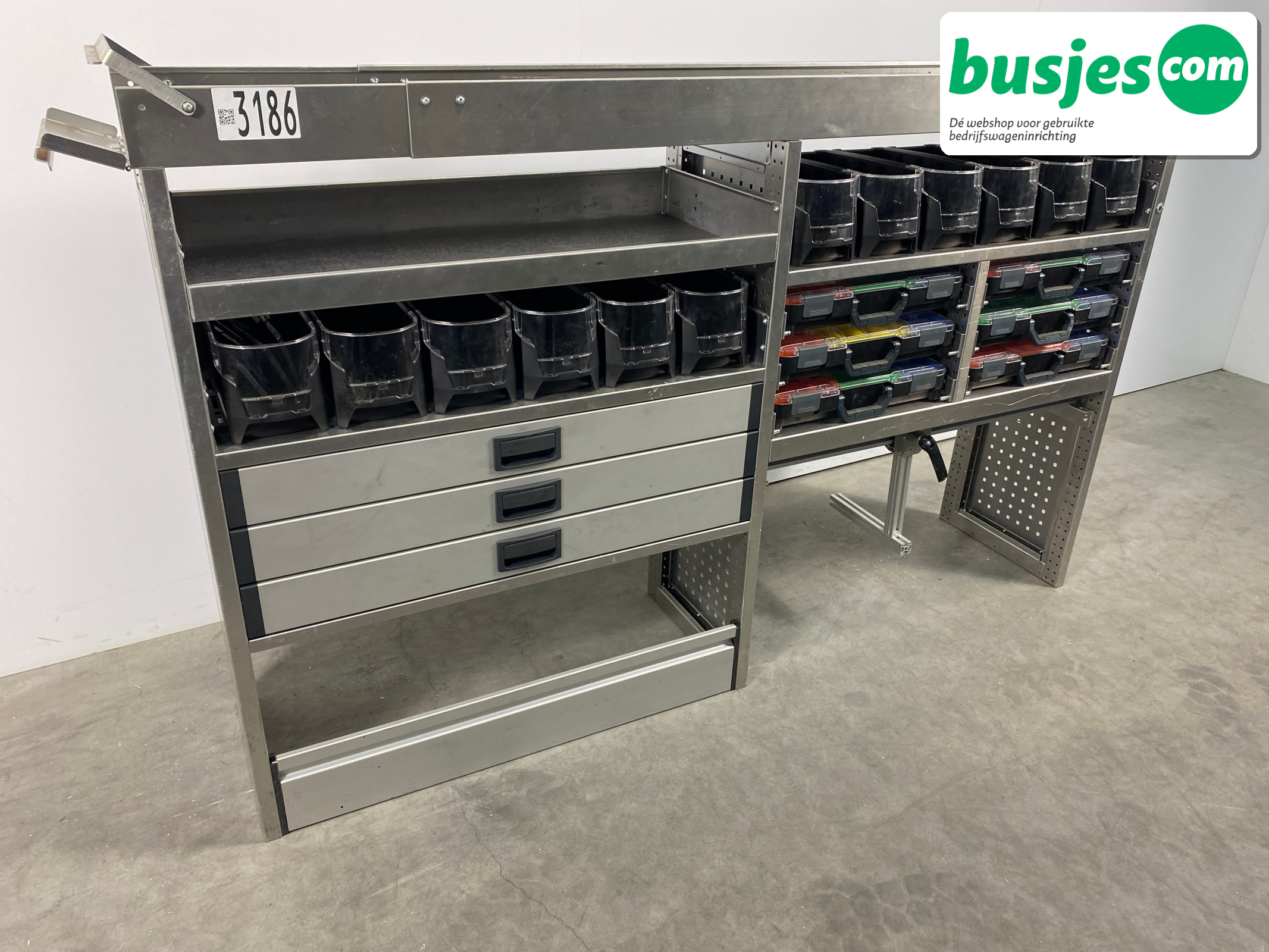 Aluca bedrijfswageninrichting 2040x420x1240mm (3186) - Afbeelding 6