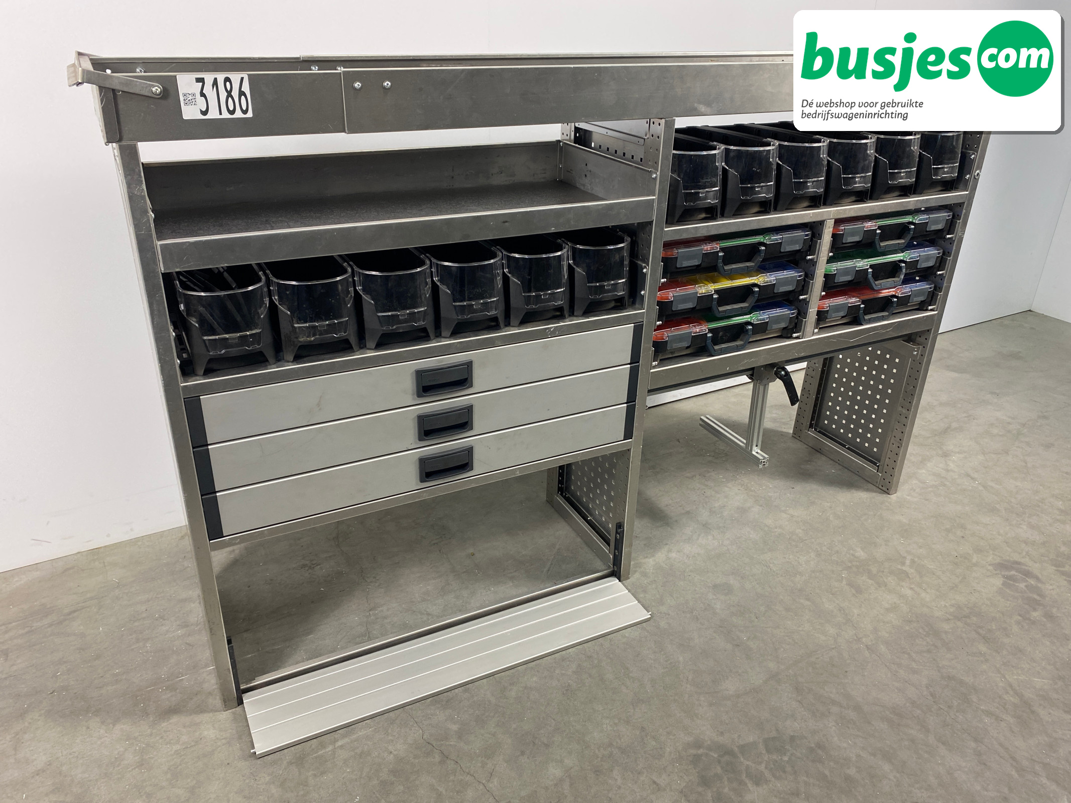 Aluca bedrijfswageninrichting 2040x420x1240mm (3186) - Afbeelding 7