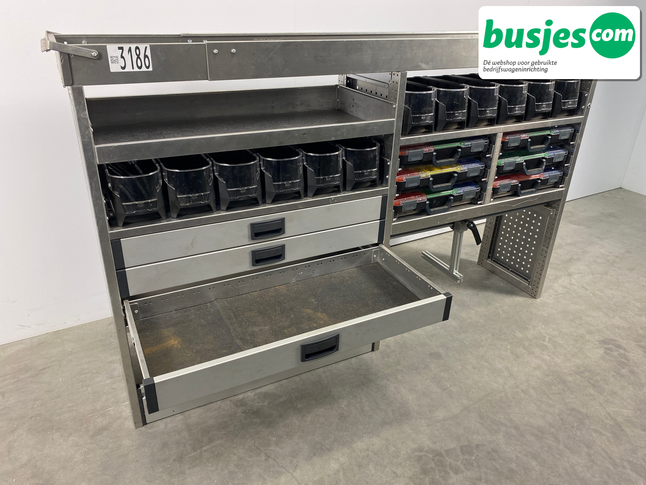 Aluca bedrijfswageninrichting 2040x420x1240mm (3186) - Afbeelding 8