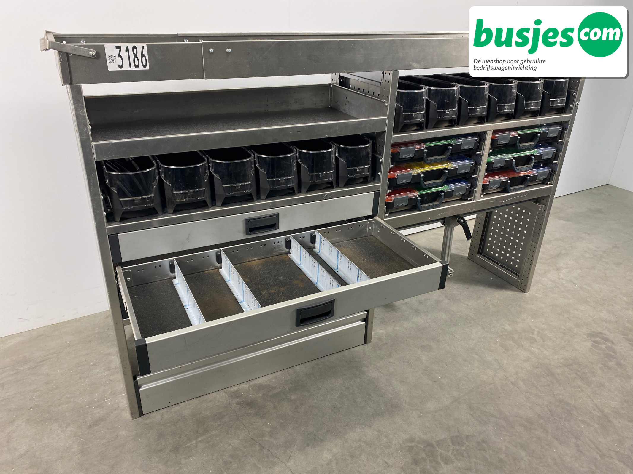 Aluca bedrijfswageninrichting 2040x420x1240mm (3186) - Afbeelding 9