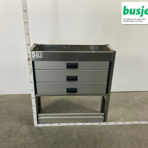 Aluca bedrijfswageninrichting 885x320x950mm (3190)