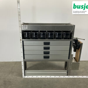 Aluca bedrijfswageninrichting 1010x320x1150mm (3191)