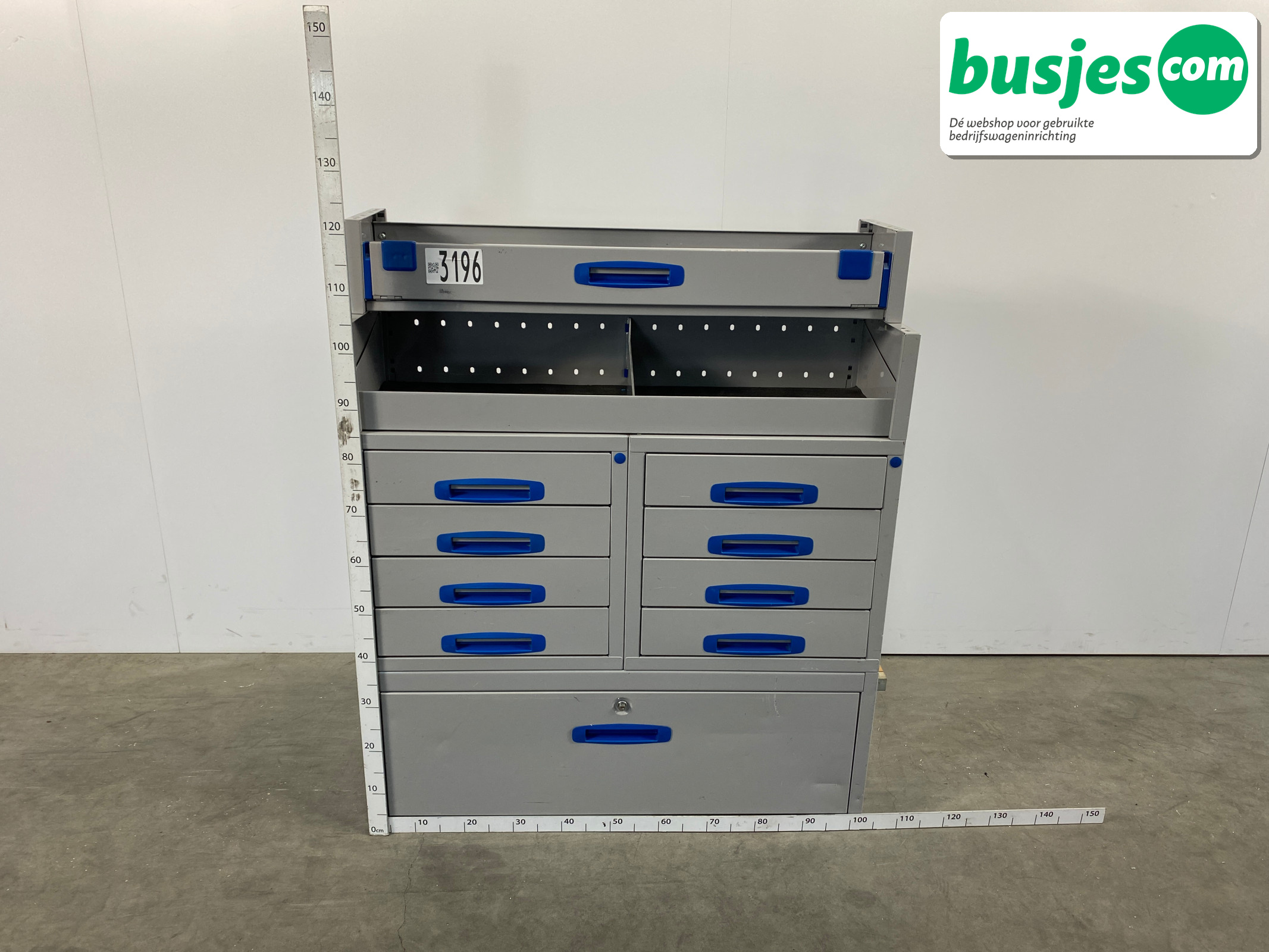 Sortimo alu bedrijfswagen inrichting 1010x350x1220mm (3196)
