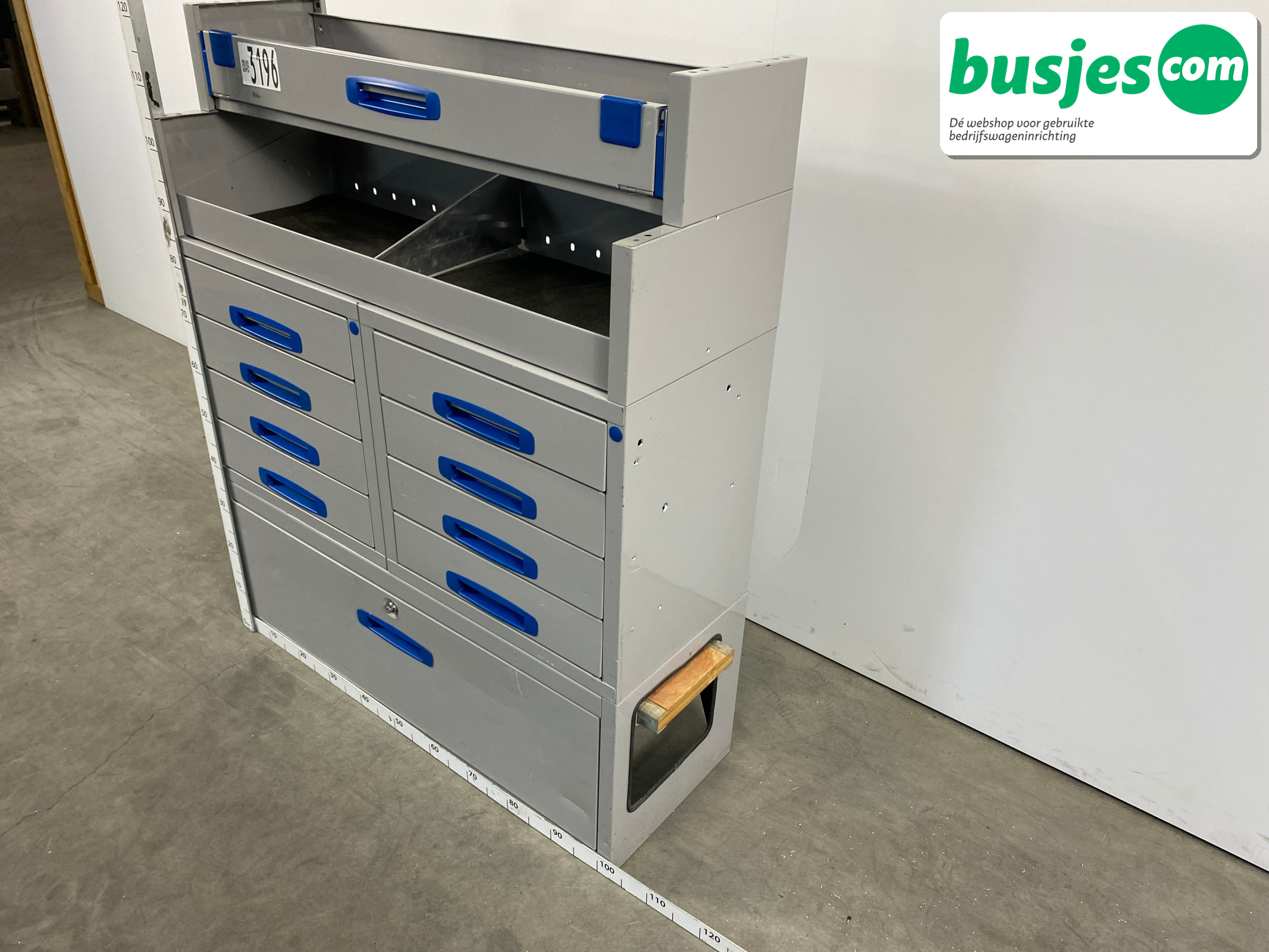 Sortimo alu bedrijfswagen inrichting 1010x350x1220mm (3196) - Afbeelding 3